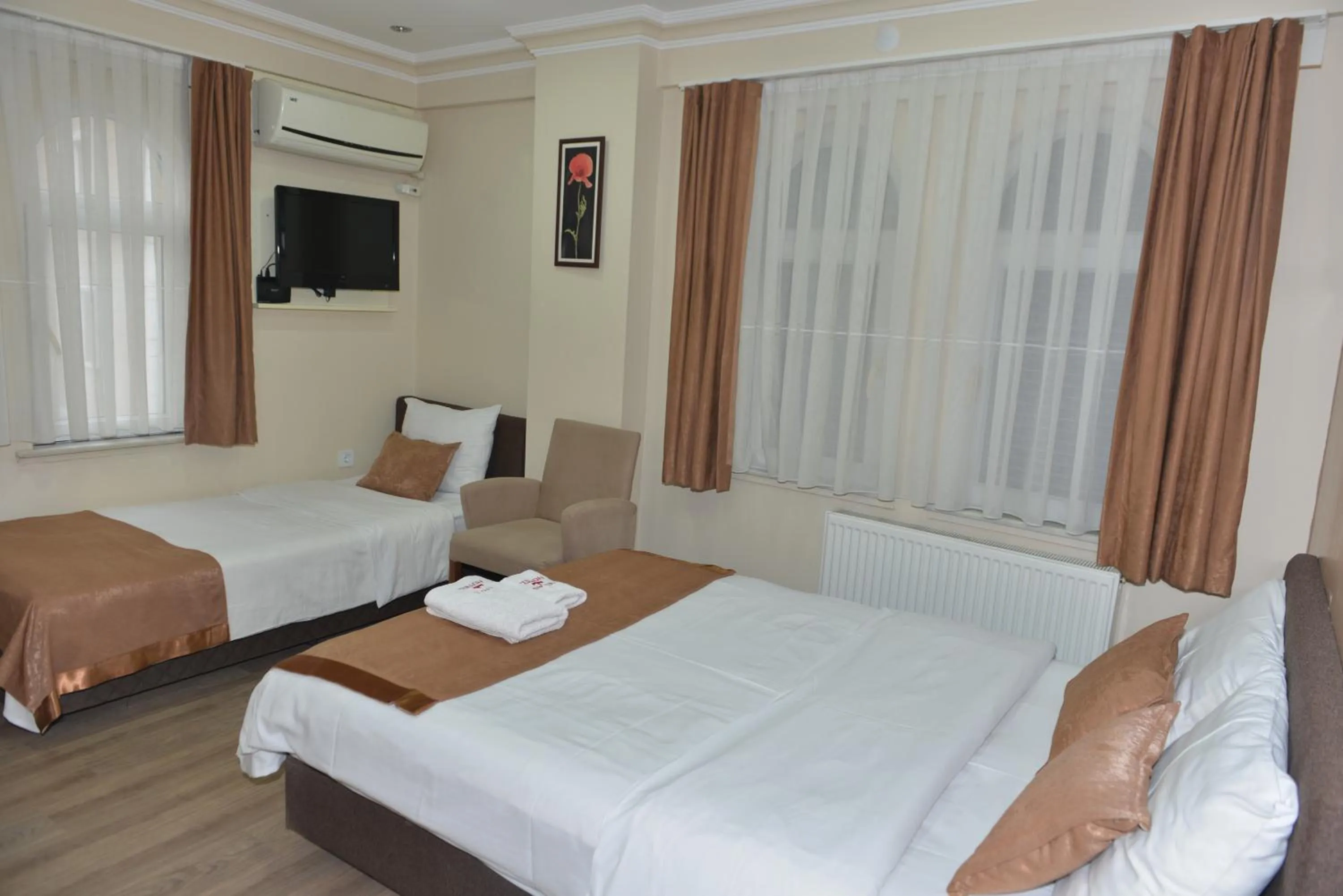 Bed in Teras Hotel Kağıthane