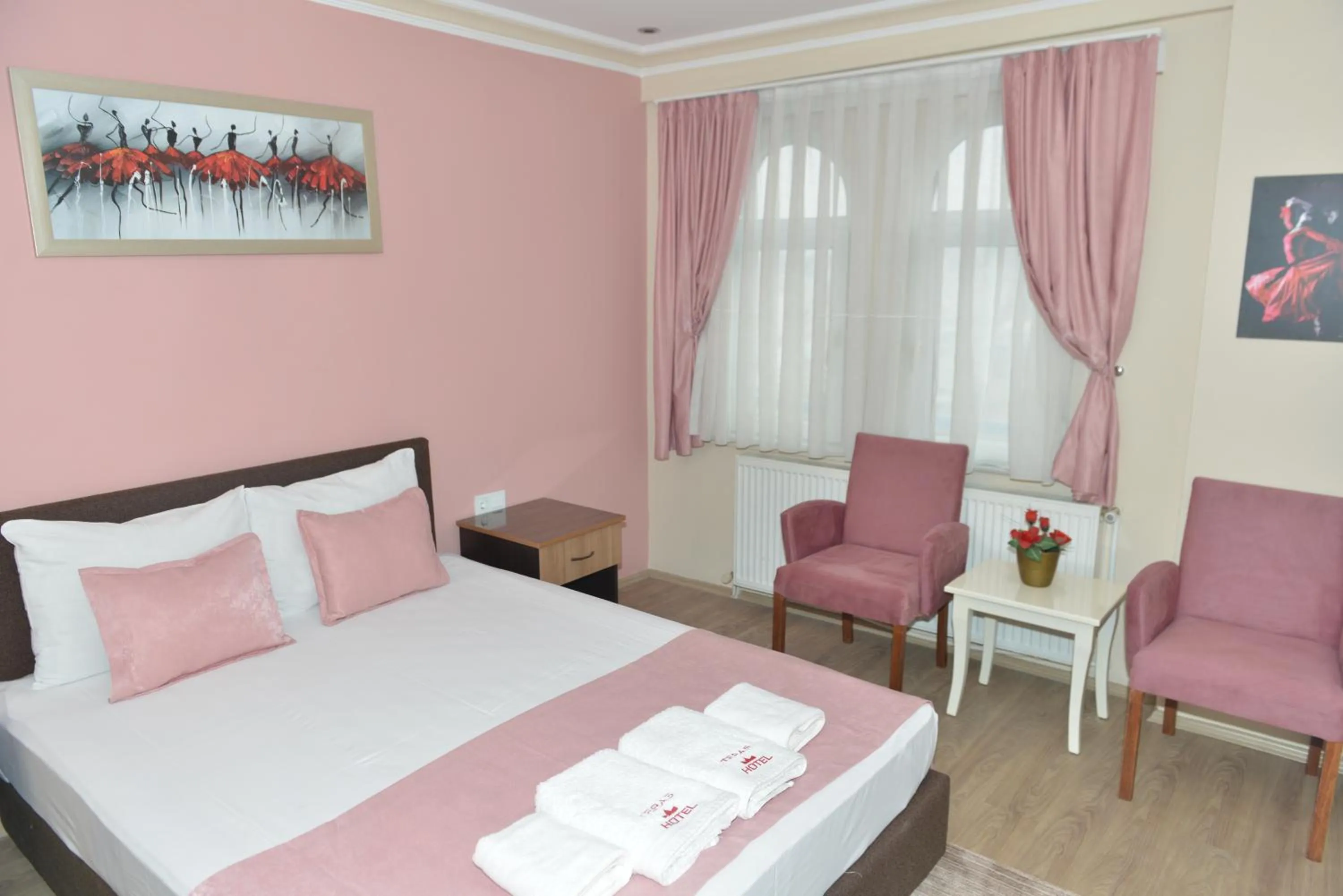 Bed in Teras Hotel Kağıthane