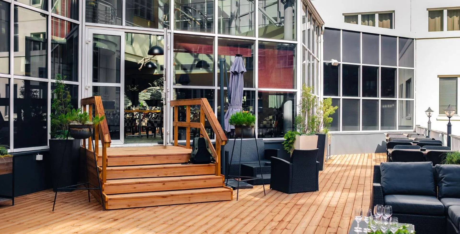 Balcony/Terrace in Lapland Hotels Tampere