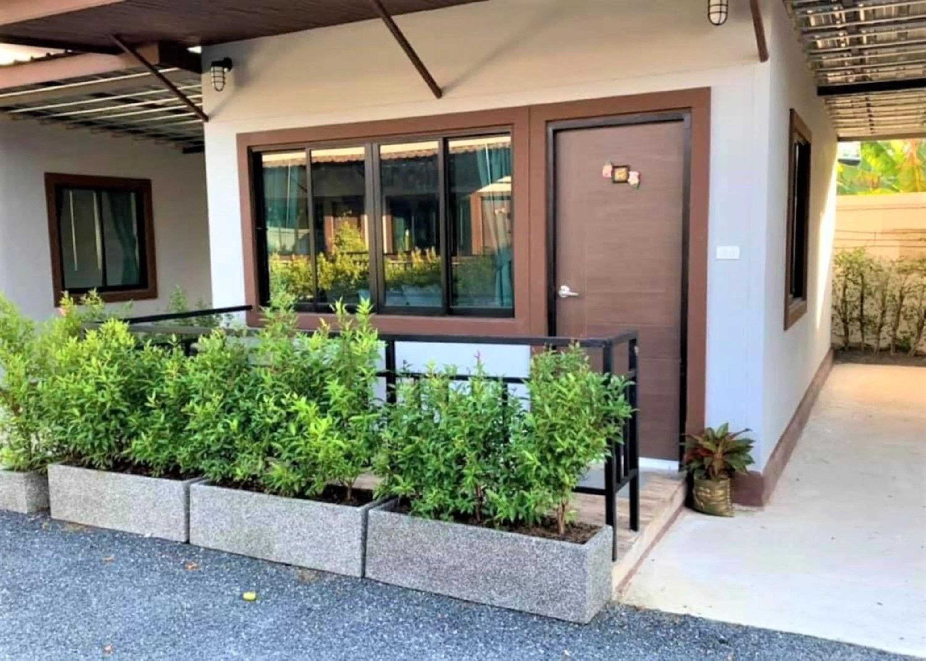 Patio in Thalang resort