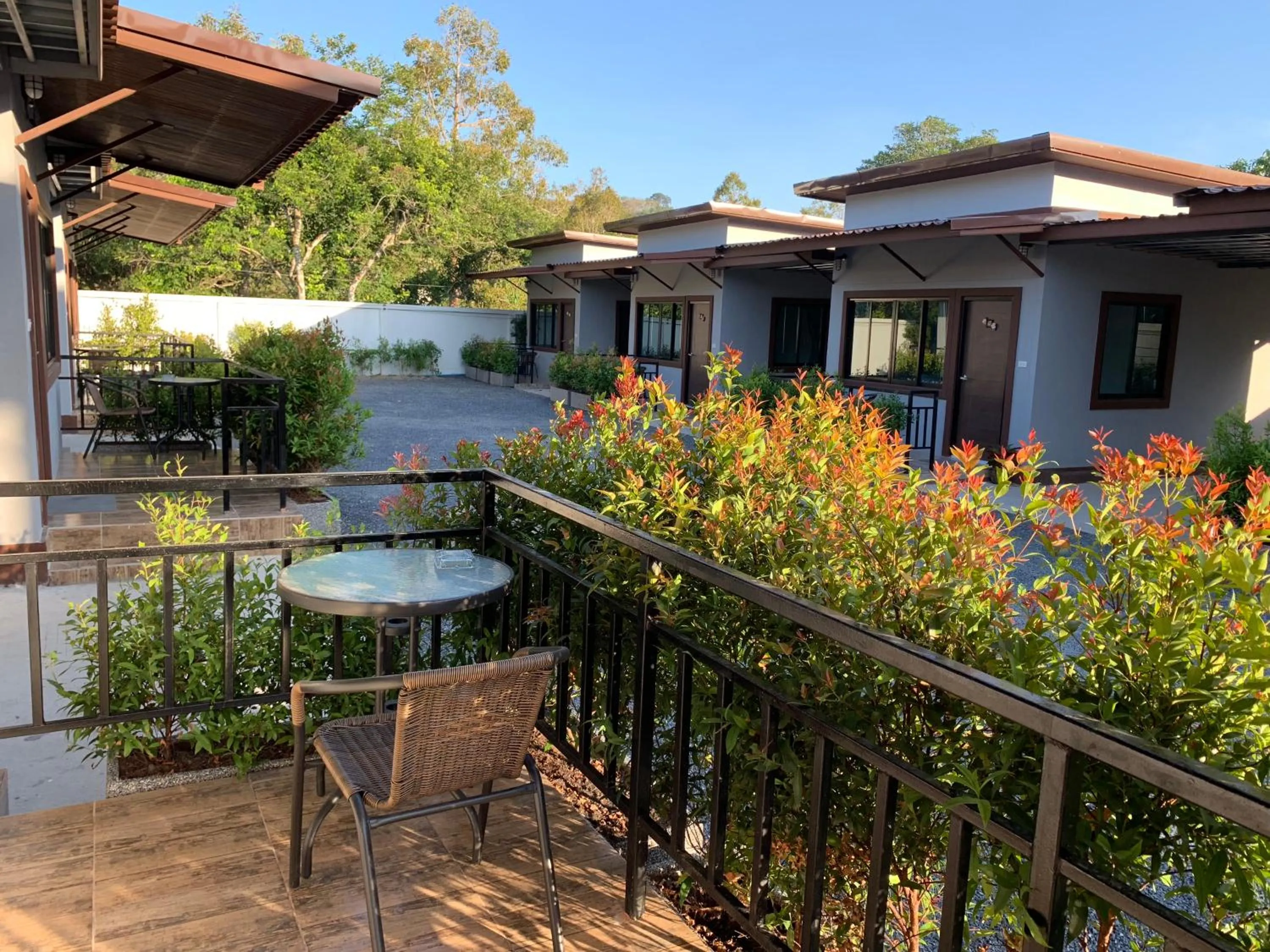 Patio in Thalang resort