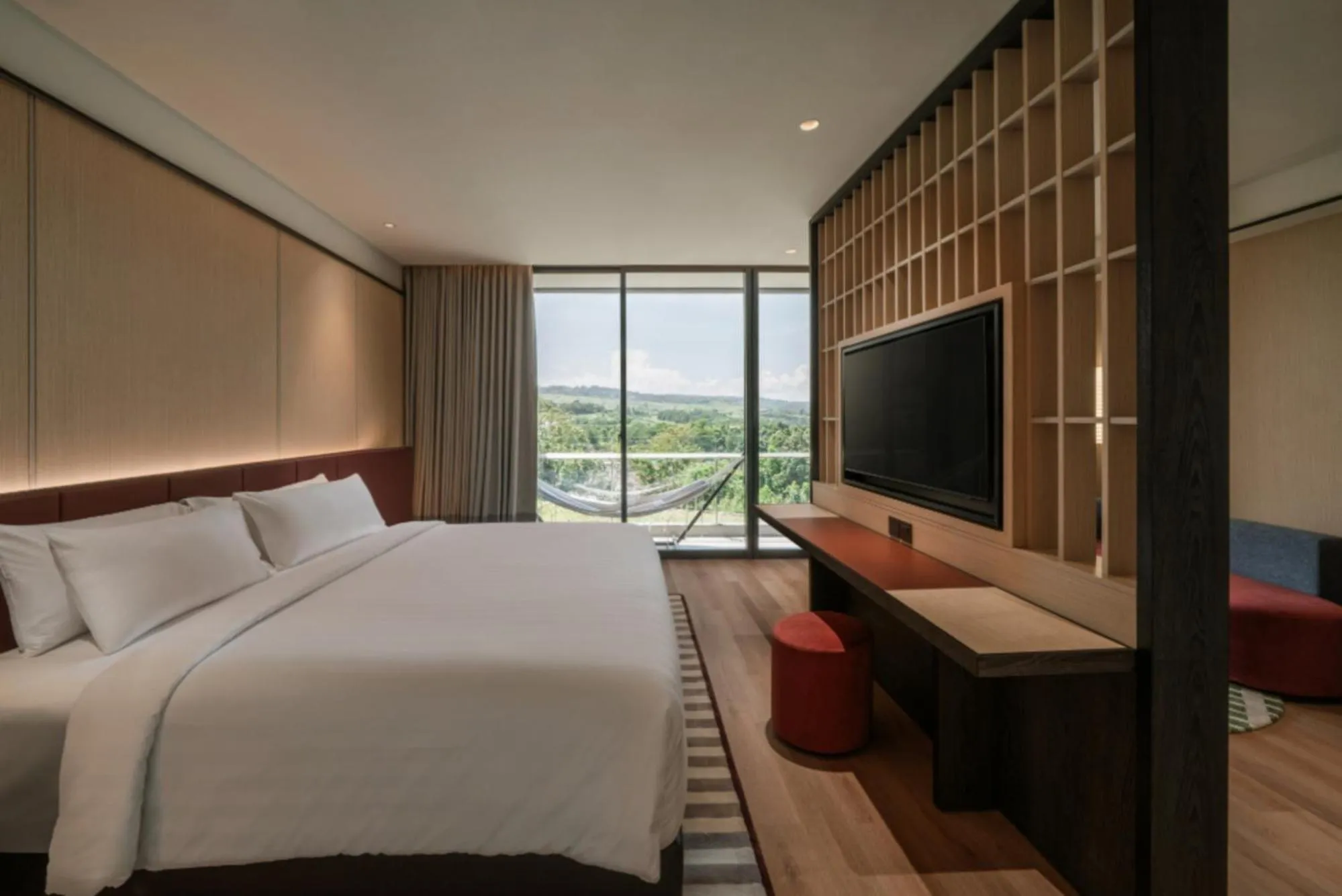 Bedroom, Bed in Hotel Neo+ Green Savana Sentul City