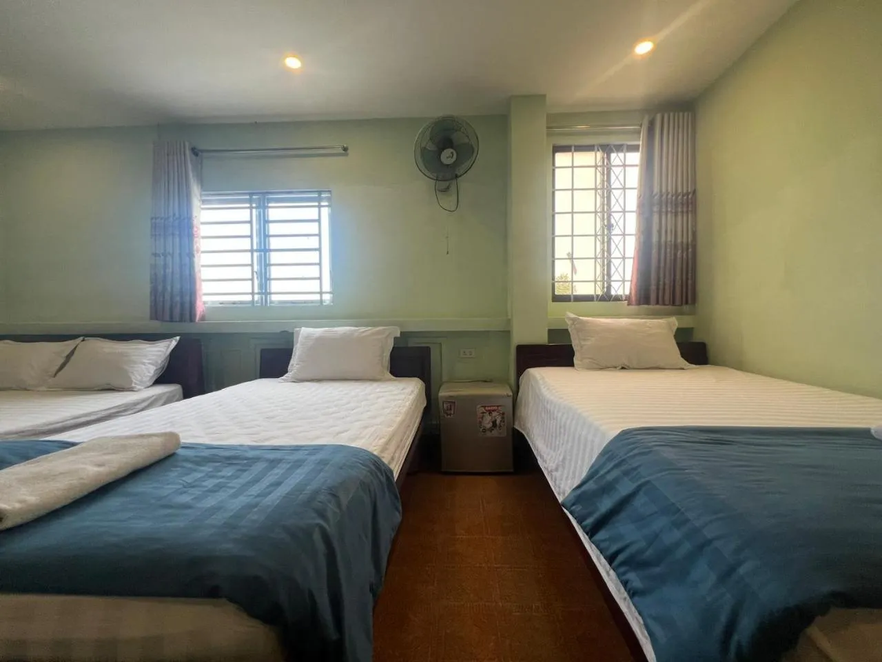 Bed in Kim Long Hotel