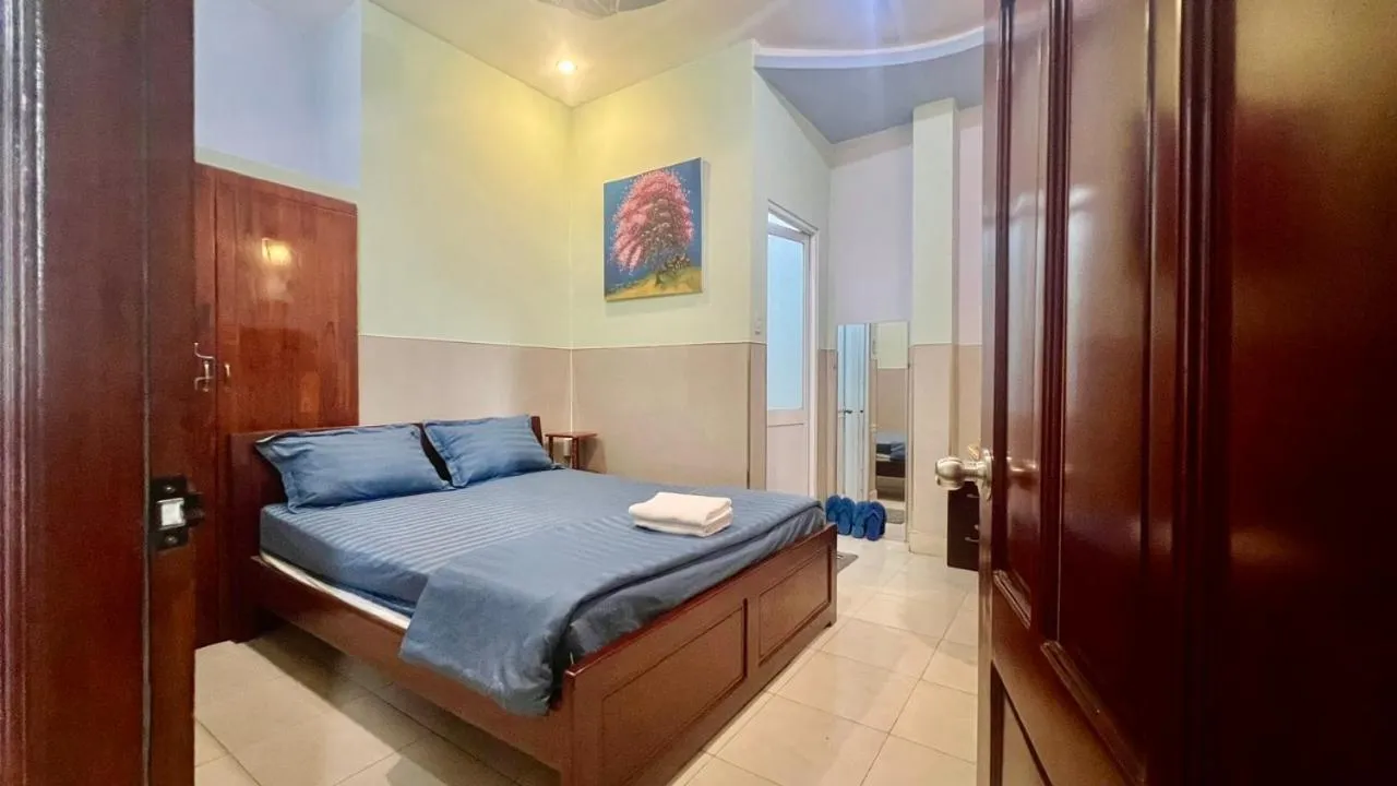 Bed in Kim Long Hotel