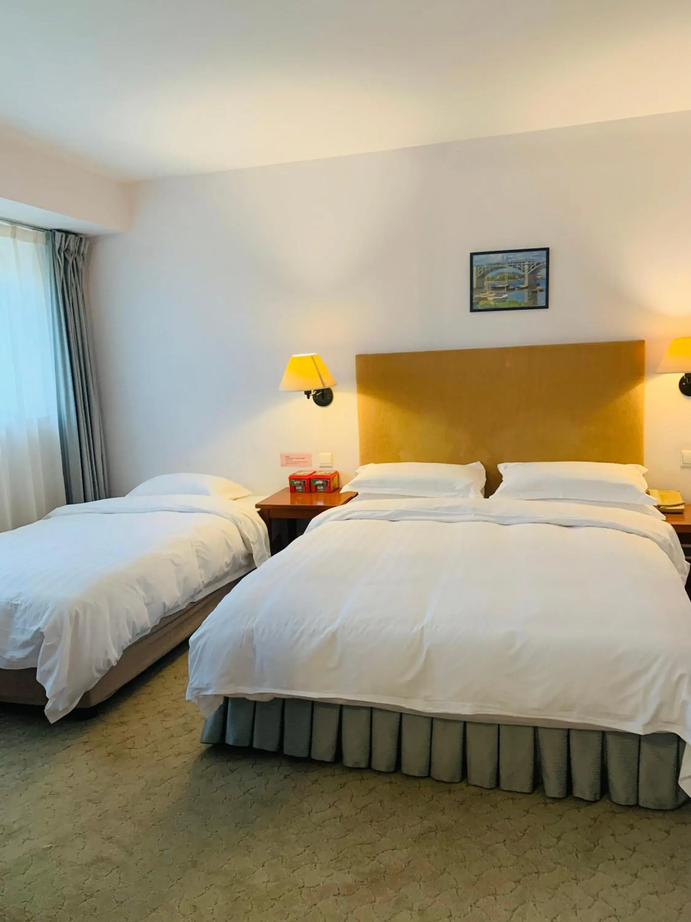 Bed in The North Garden Hotel Beijing Wangfujing Bed in The North Garden Hotel Beijing Wangfujing