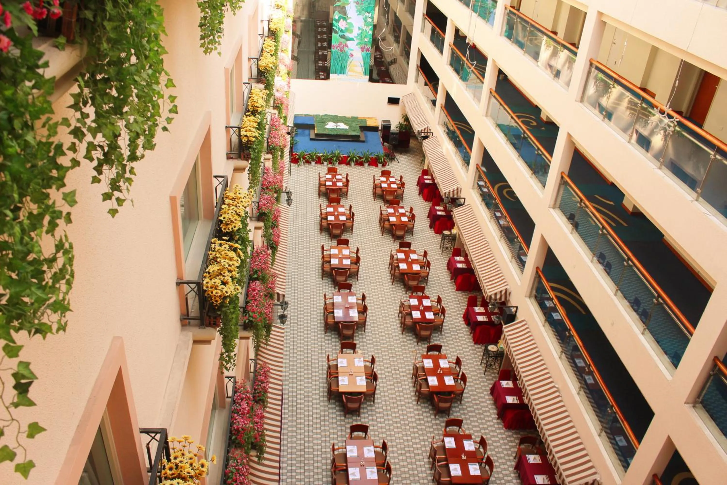 Bird's eye view in The North Garden Hotel Beijing Wangfujing