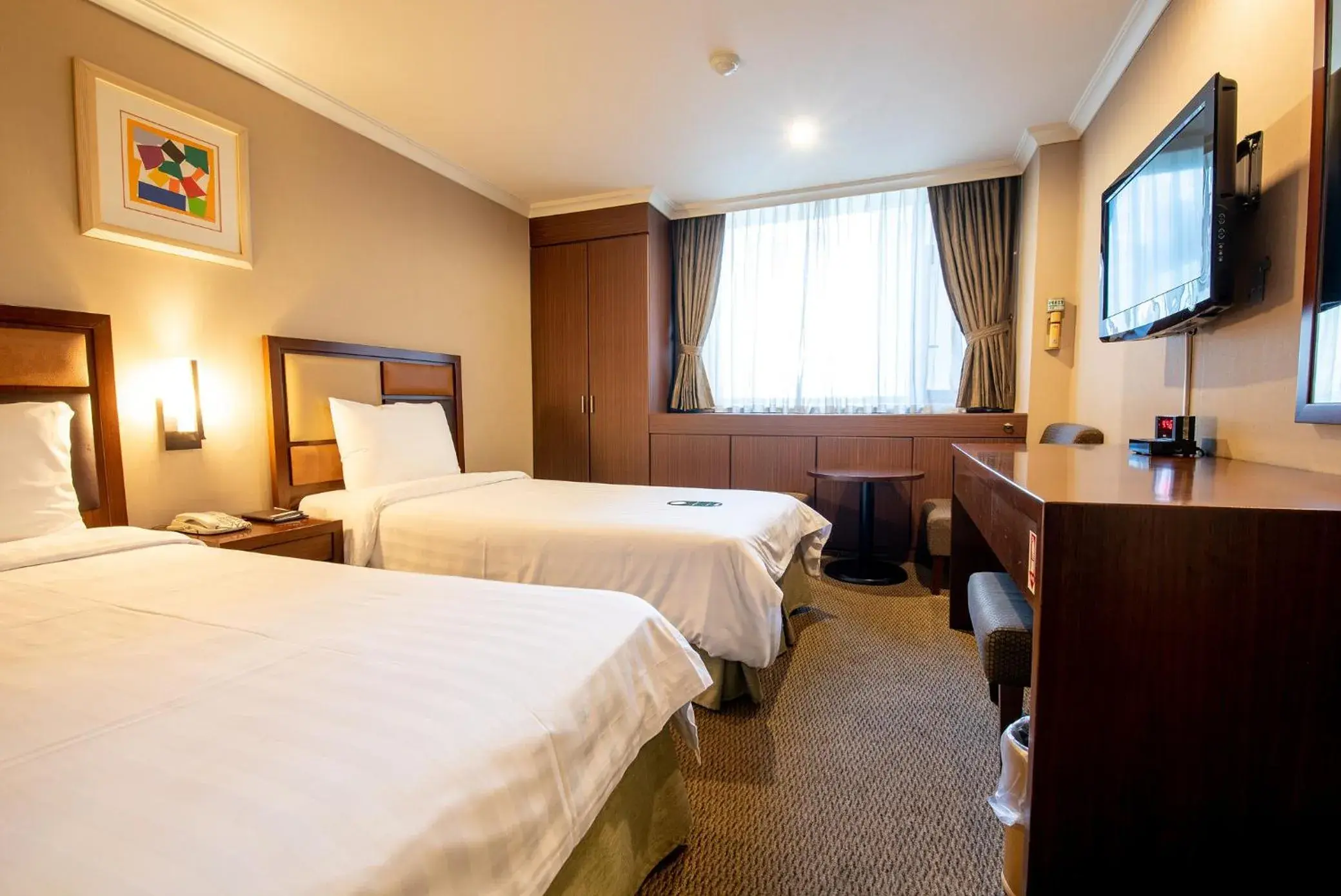 Bed in New Seoul Hotel Myeongdong Bed in New Seoul Hotel Myeongdong