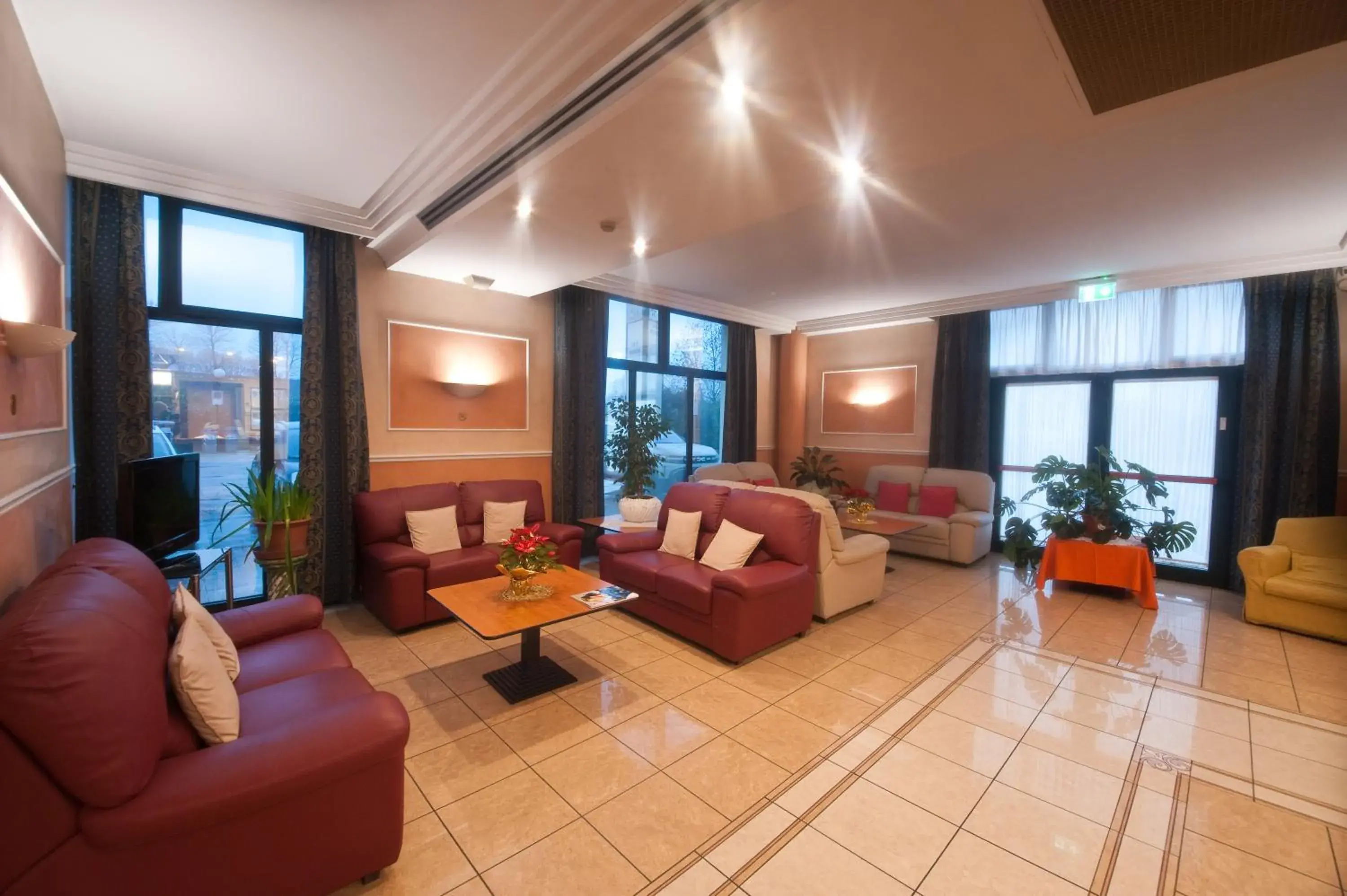 Lobby or reception in Hotel Le Sorgenti Lobby or reception in Hotel Le Sorgenti