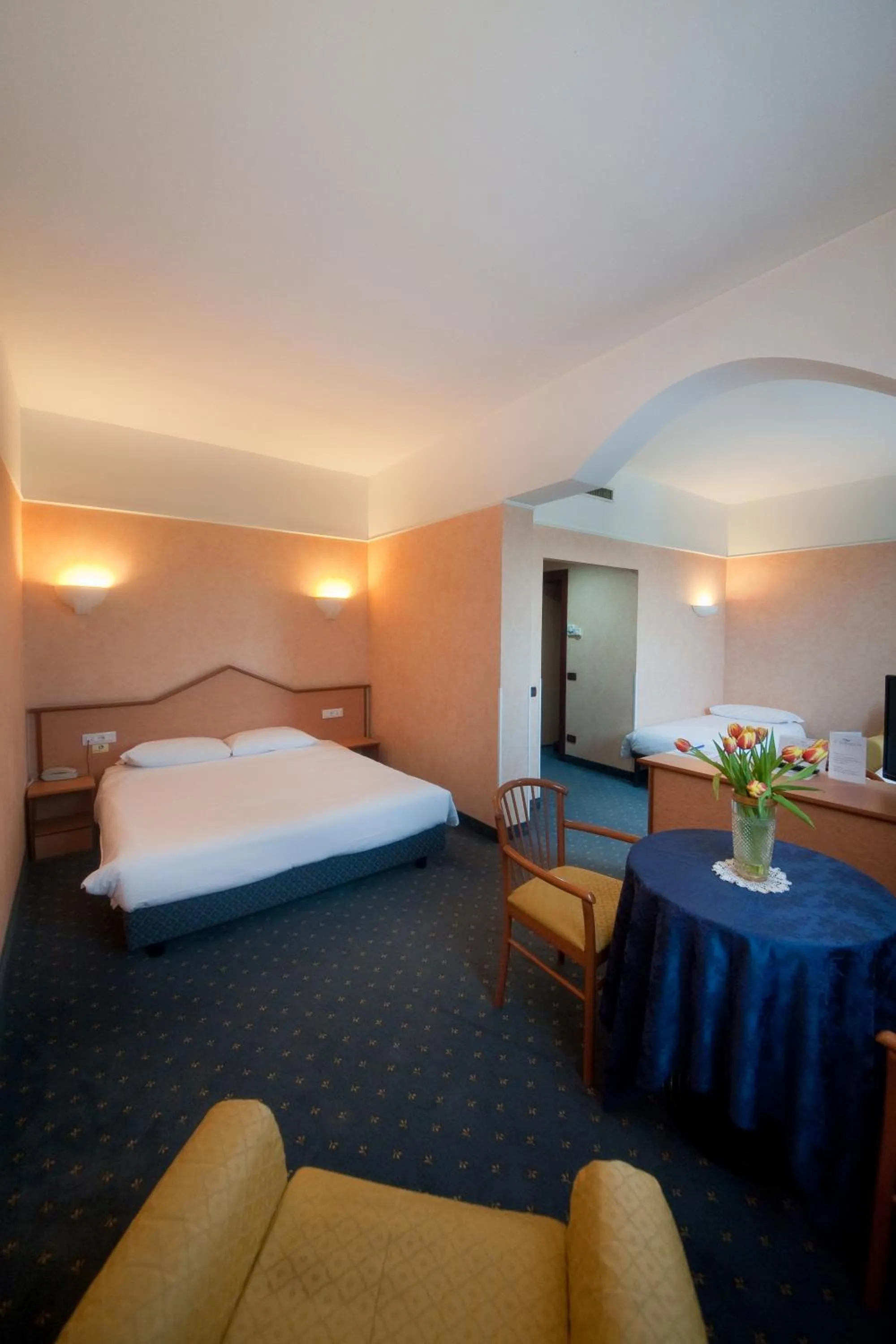 Bed in Hotel Le Sorgenti