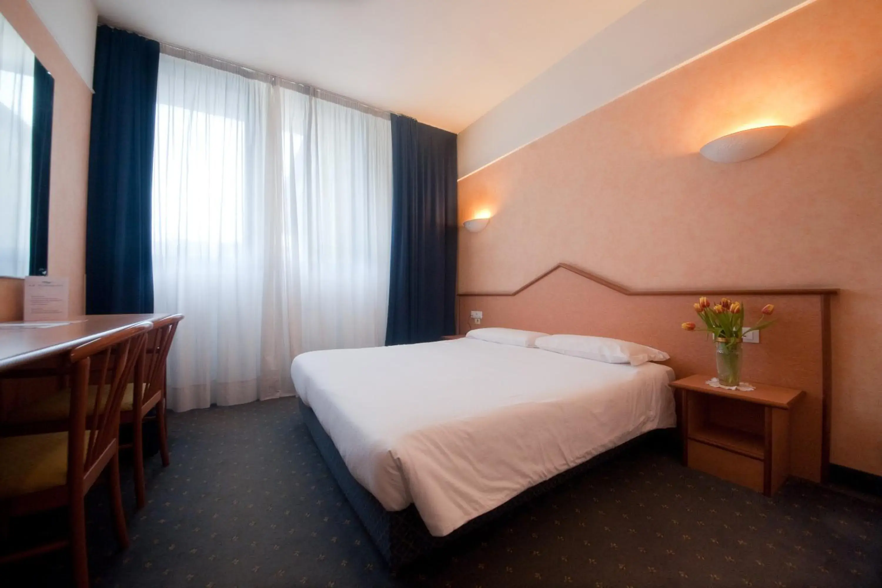 Bed in Hotel Le Sorgenti Bed in Hotel Le Sorgenti