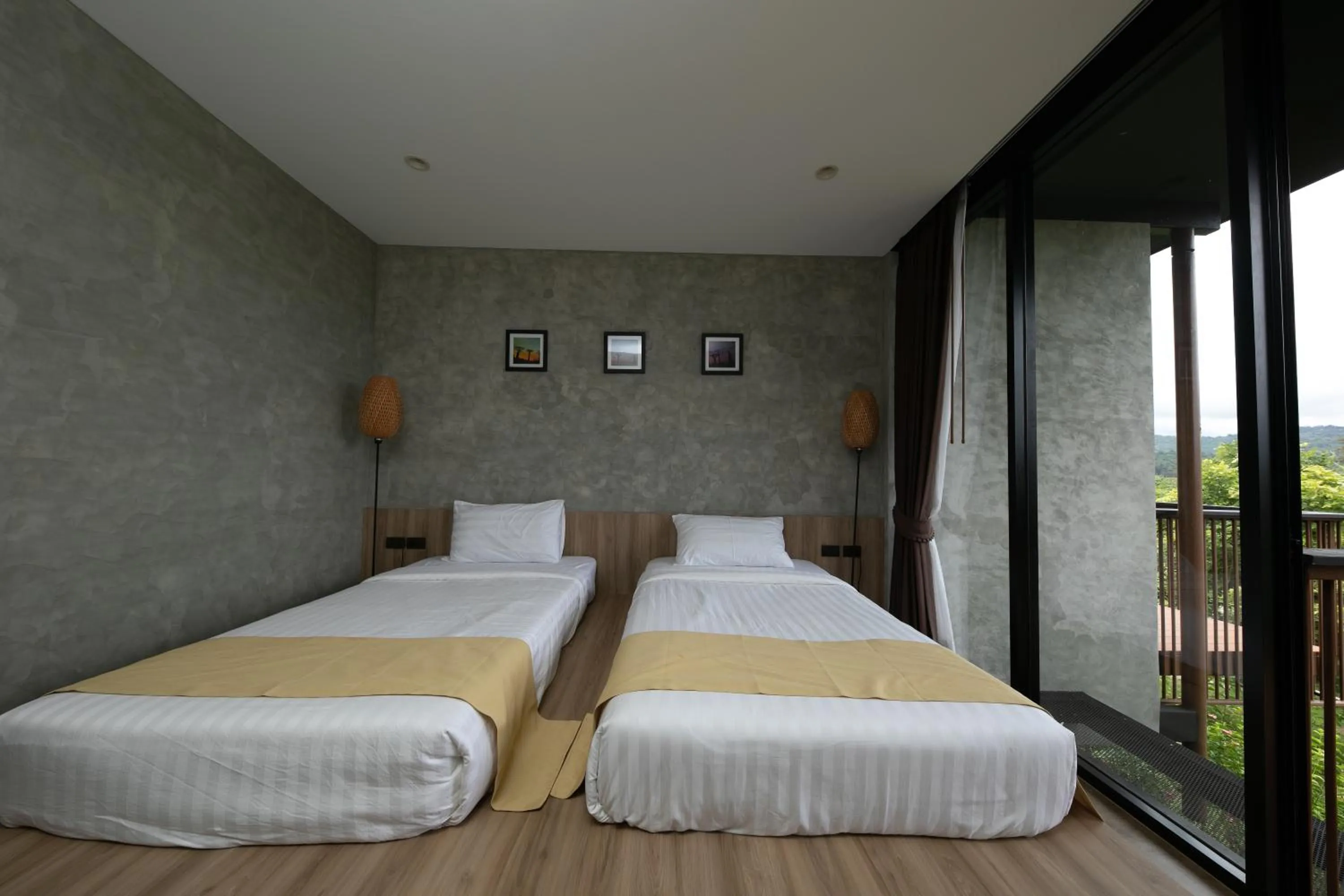 Bed in Hug Jang Loei Garden & Resort