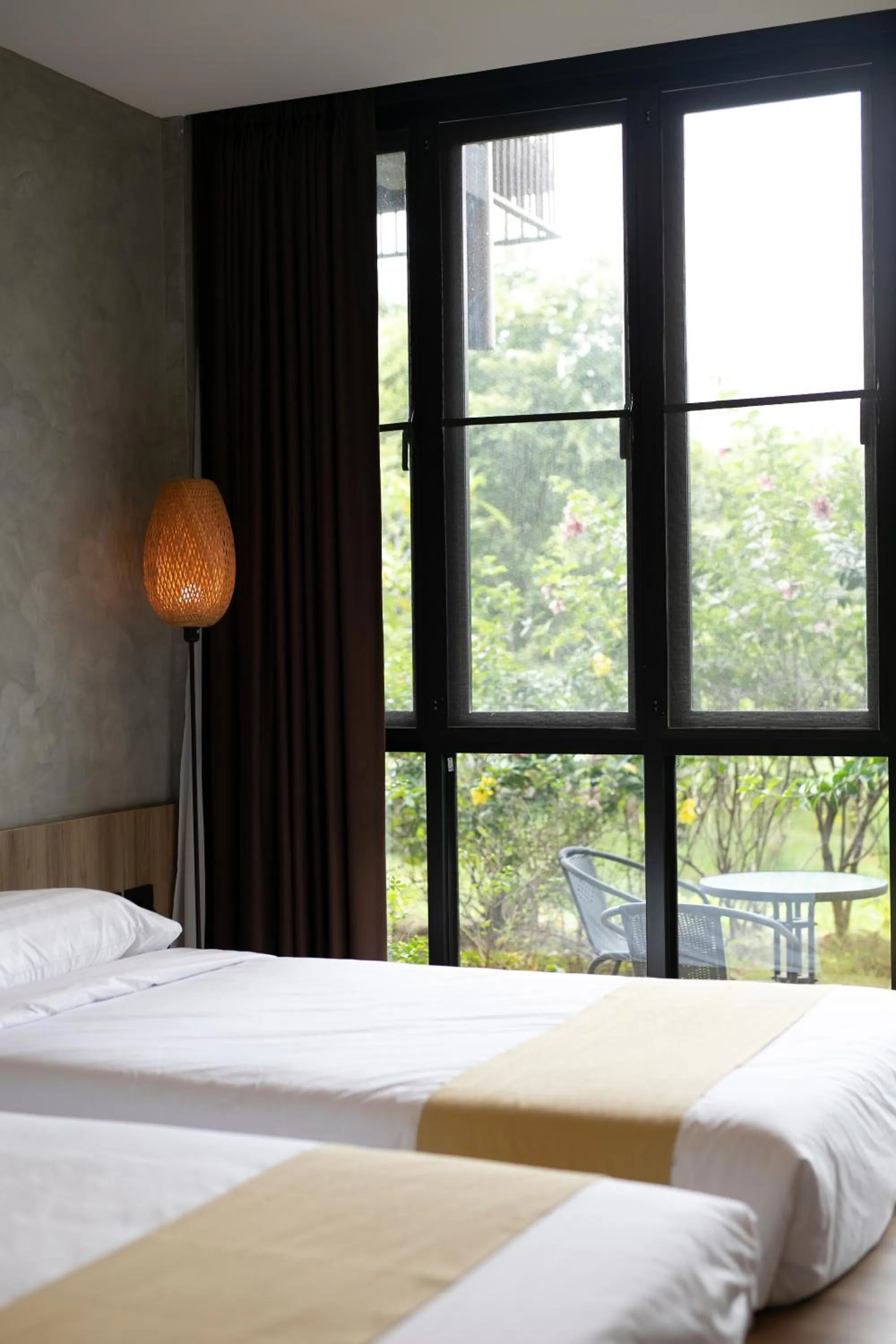 Bed in Hug Jang Loei Garden & Resort