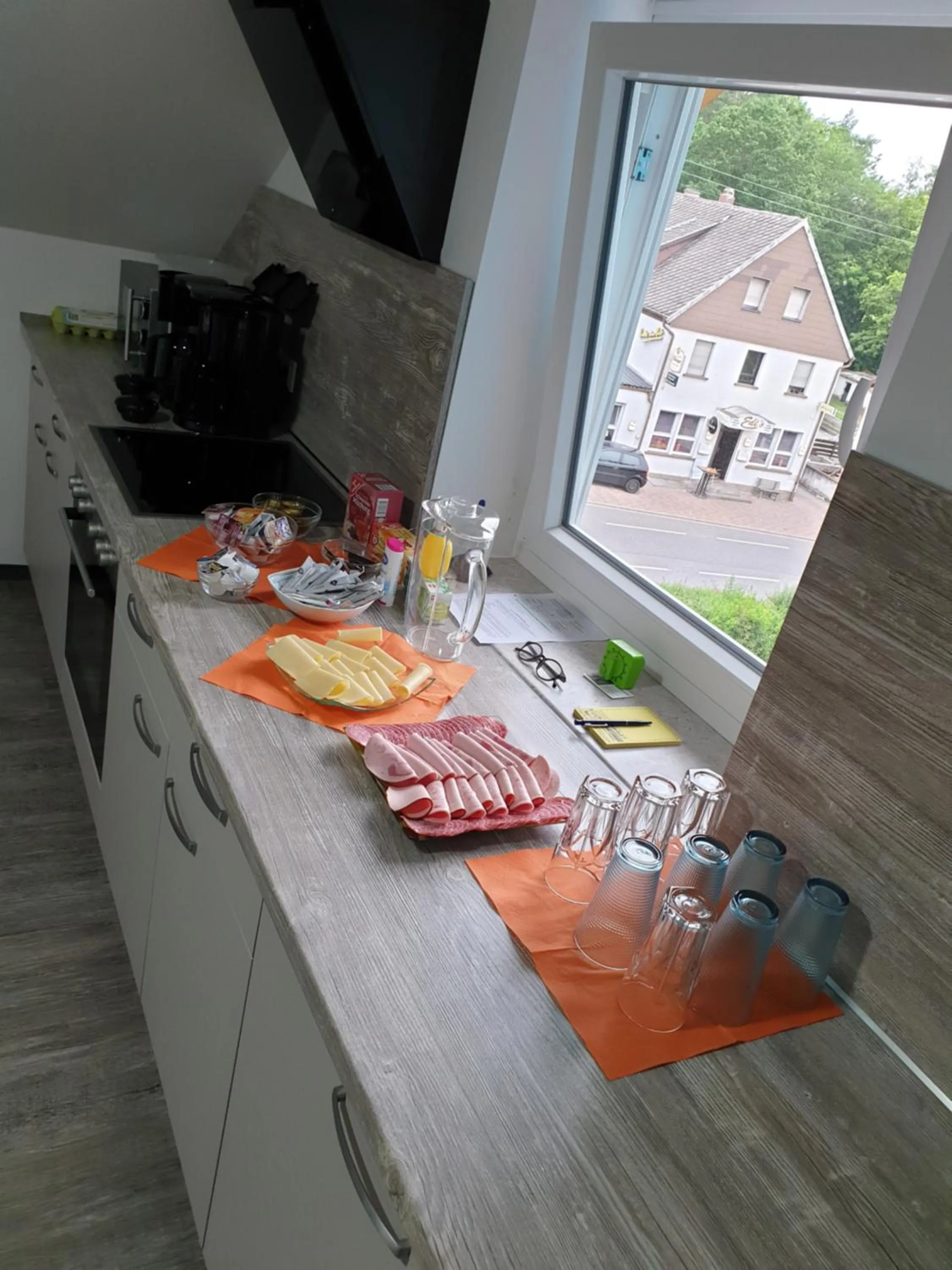 Breakfast in ANJA'S motel
