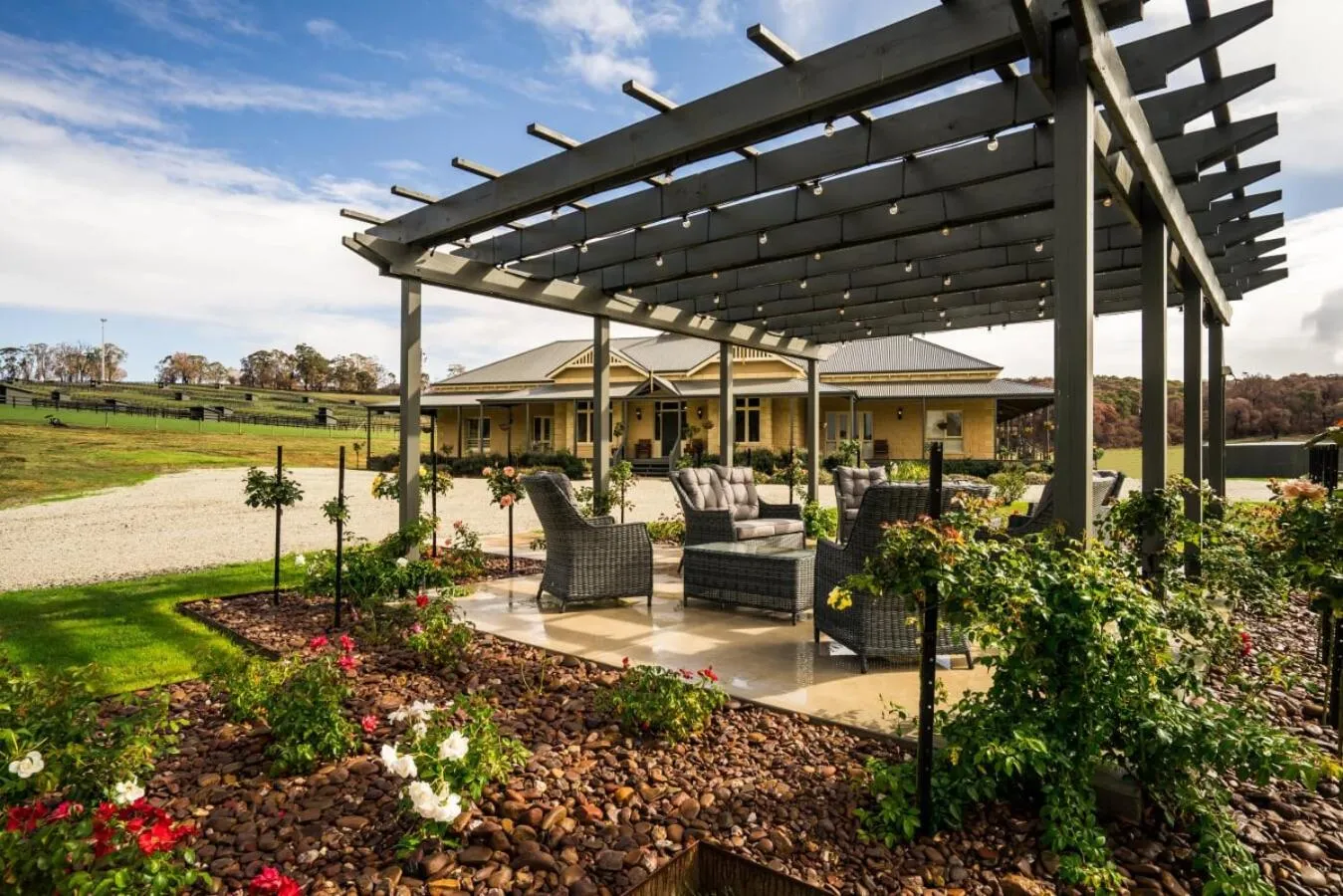 Garden in Tallawarra Homestead