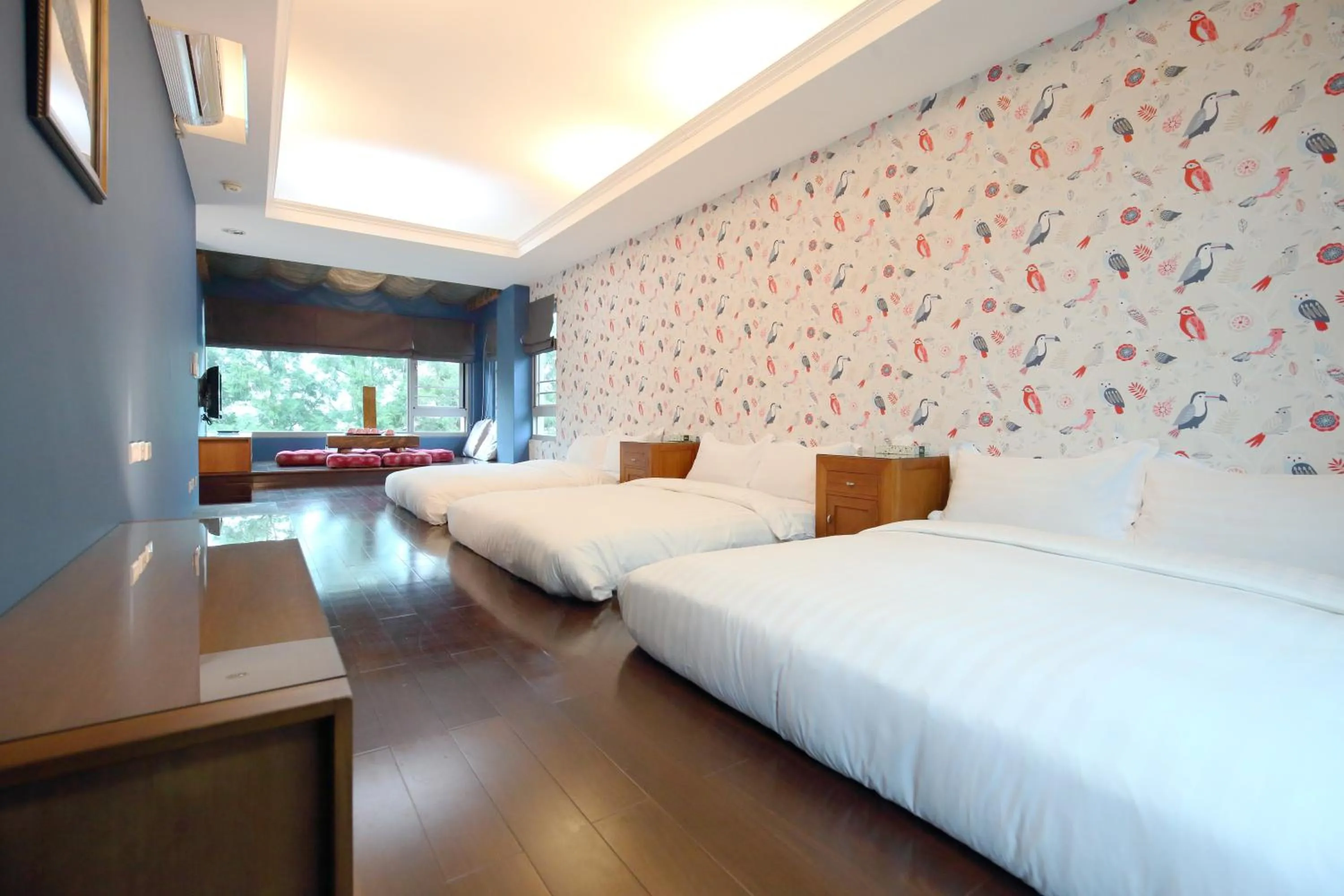 Bed in Pretty Sun B&B