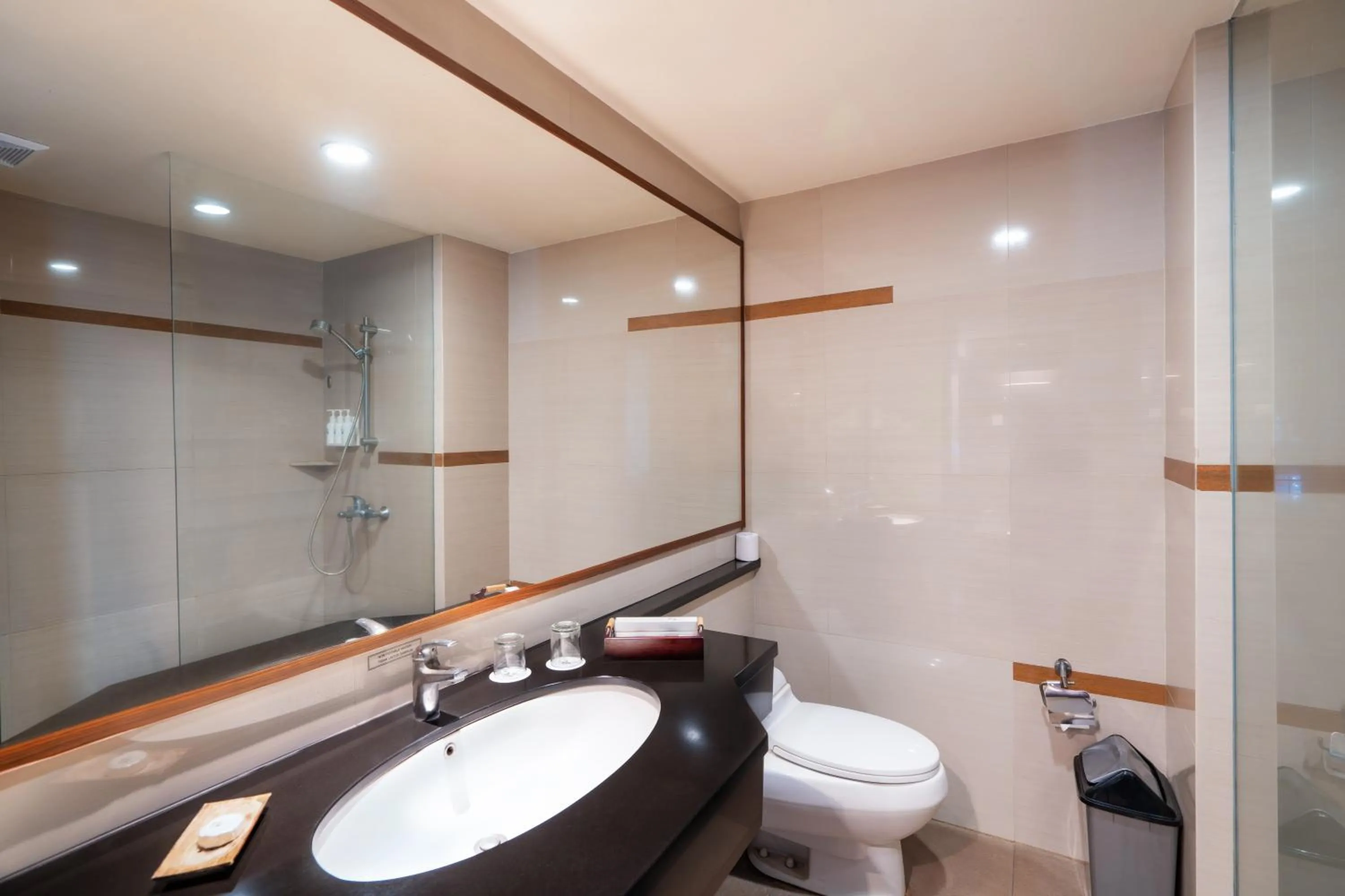 Shower in Swiss-Belhotel Rainforest