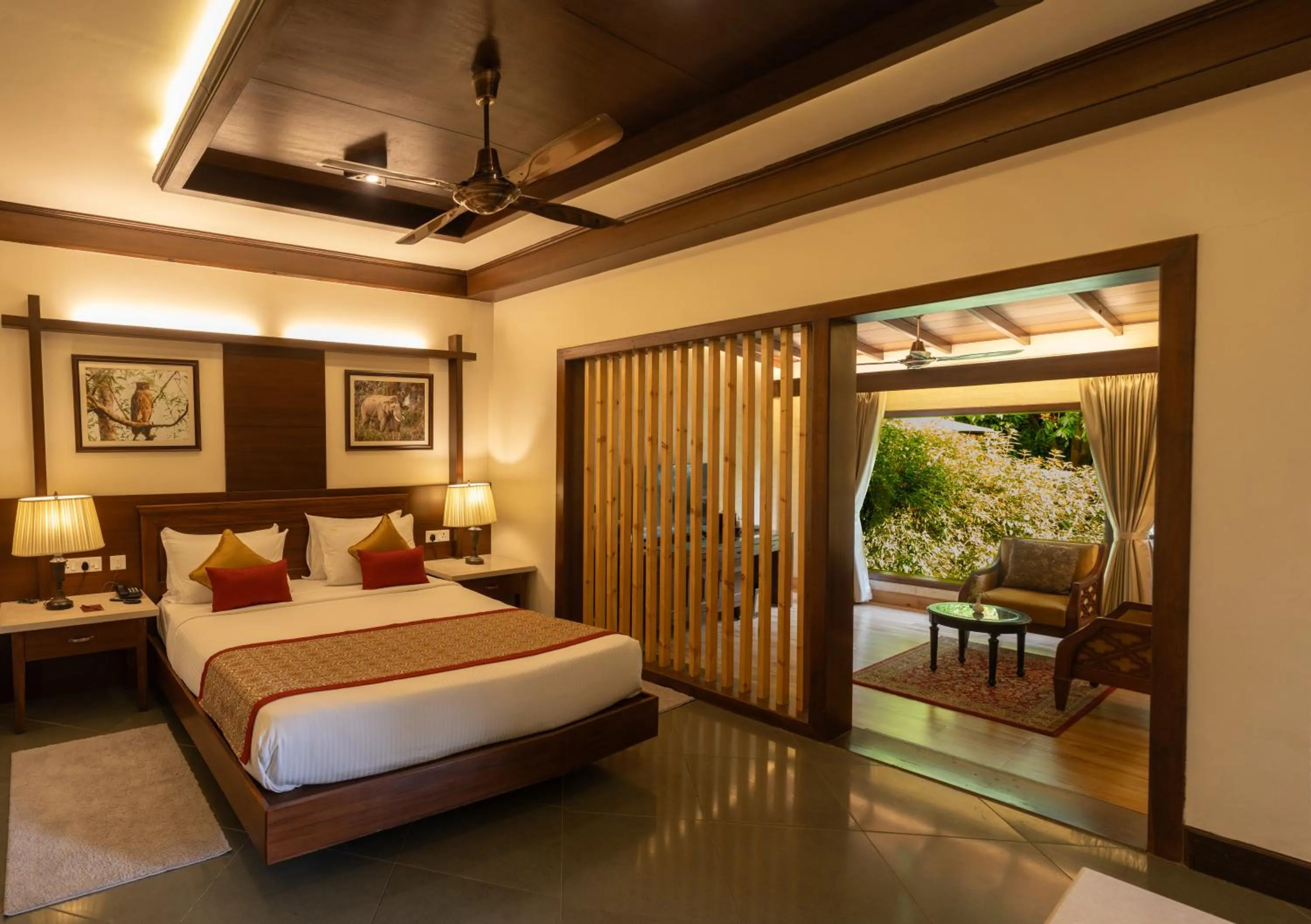 Bedroom, Bed in Aahana Resort - Jim Corbett