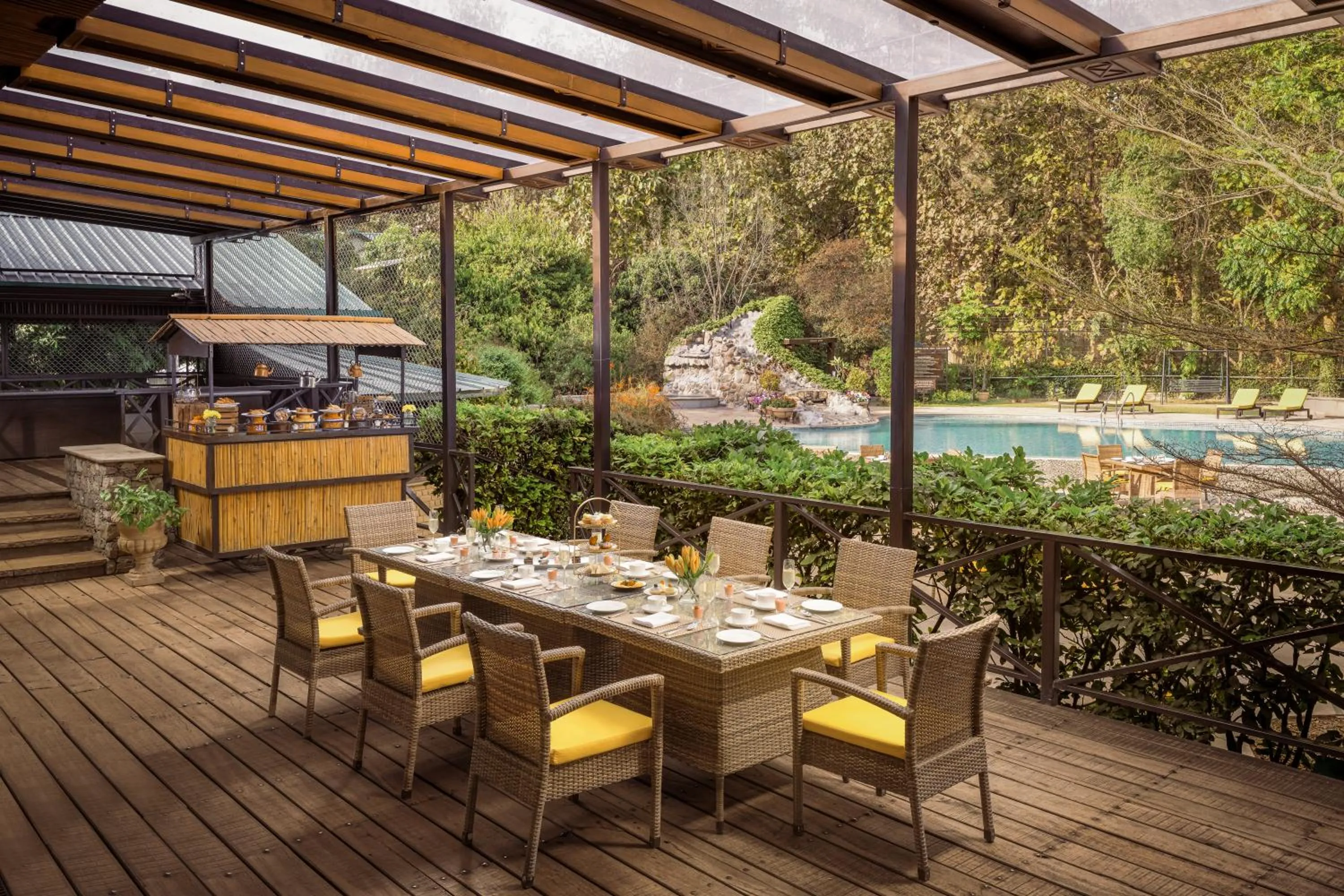 Restaurant/places to eat in Aahana Resort - Jim Corbett