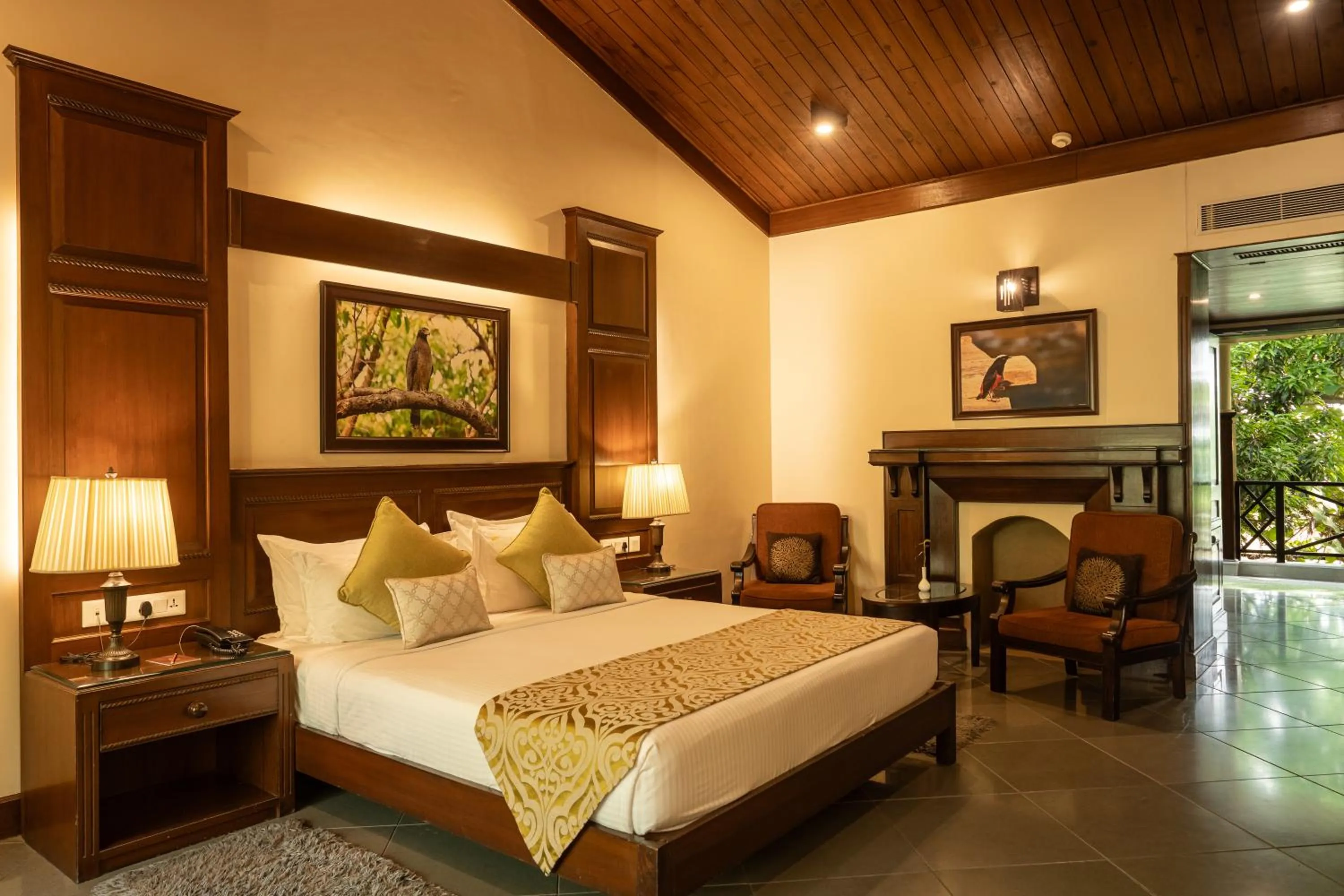 Bedroom, Bed in Aahana Resort - Jim Corbett