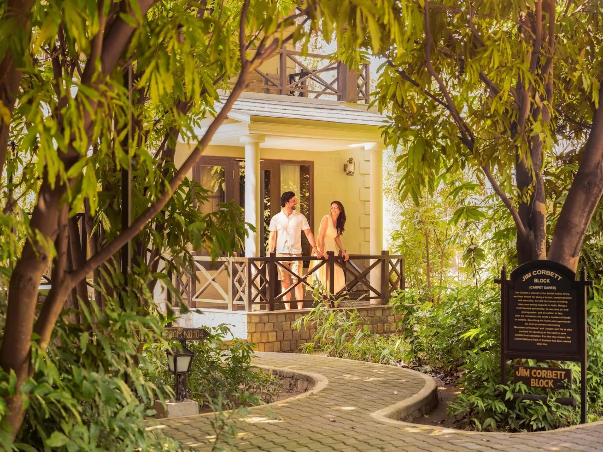 Property building in Aahana Resort - Jim Corbett