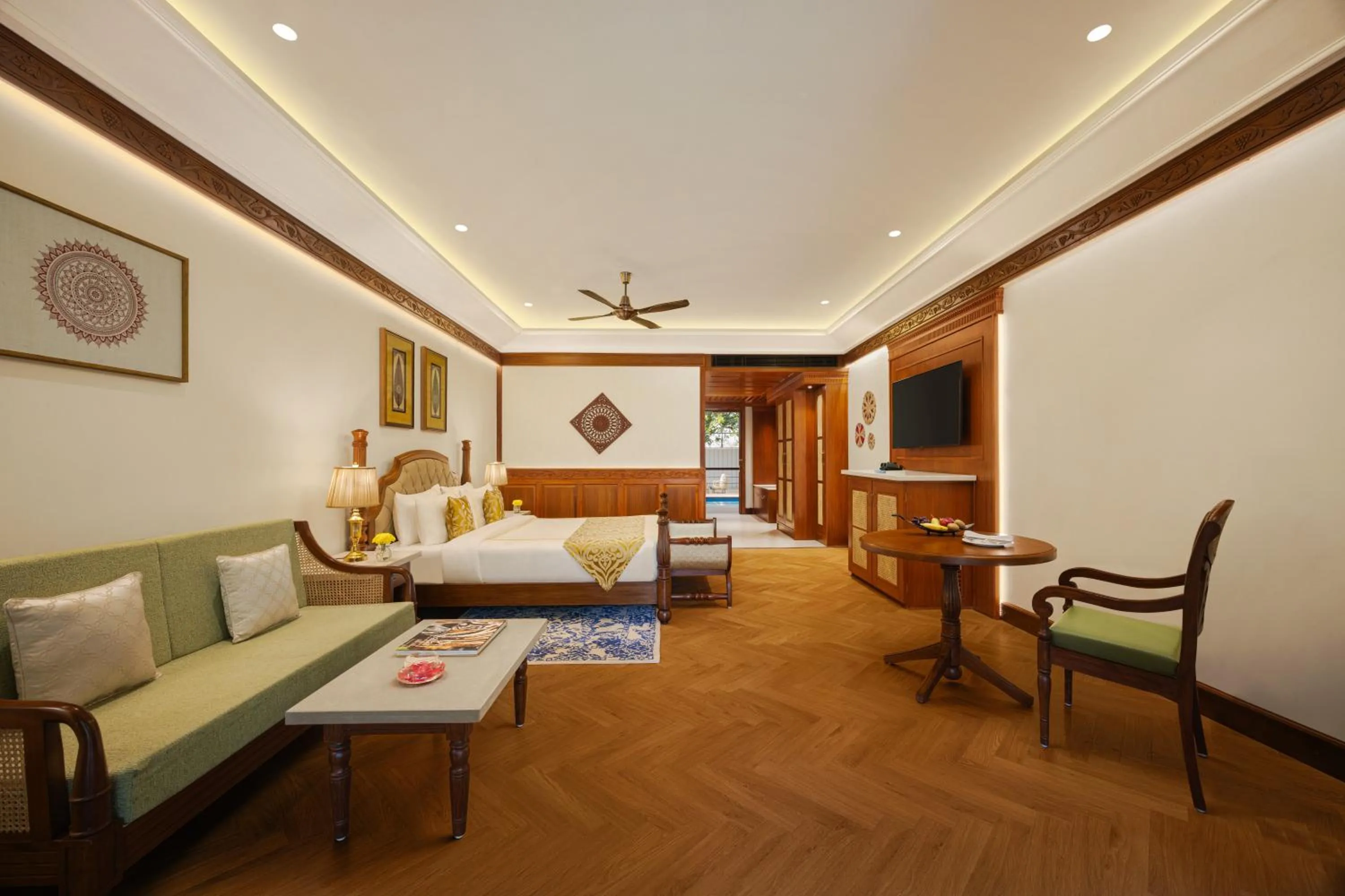 Photo of the whole room in Aahana Resort - Jim Corbett