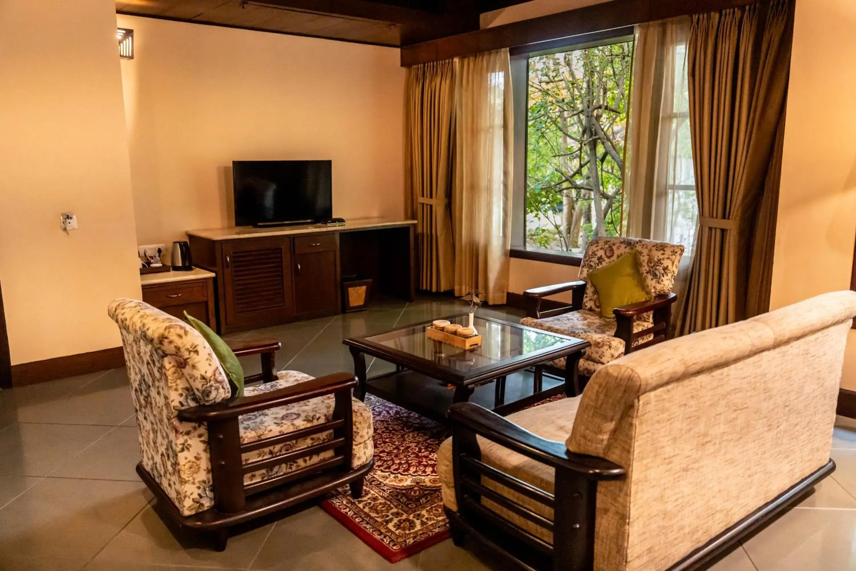 Forest Villa-Welcome drink, Hi Tea and 20% Discount in Spa in Aahana Resort - Jim Corbett Forest Villa-Welcome drink, Hi Tea and 20% Discount in Spa in Aahana Resort - Jim Corbett