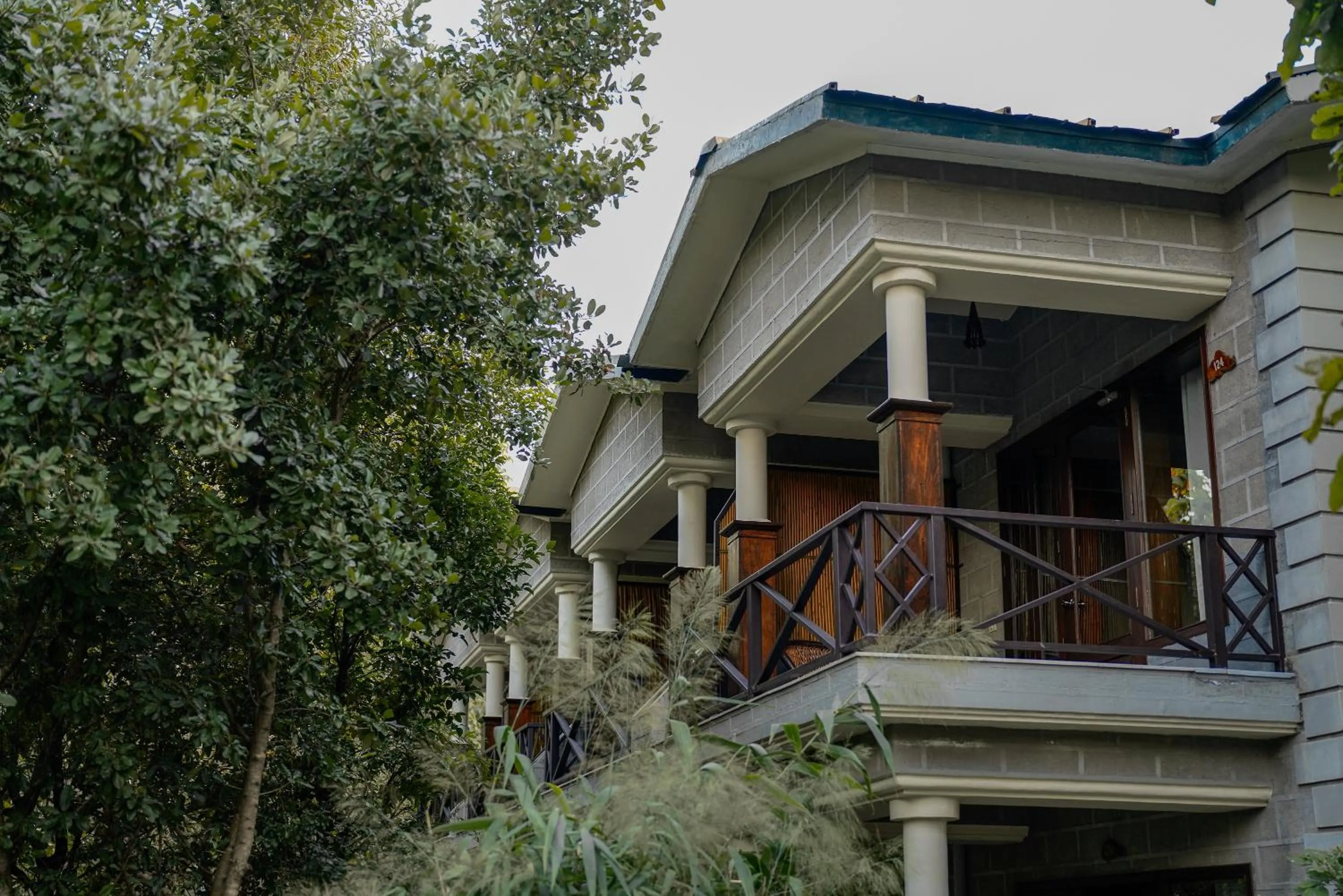 Property building in Aahana Resort - Jim Corbett