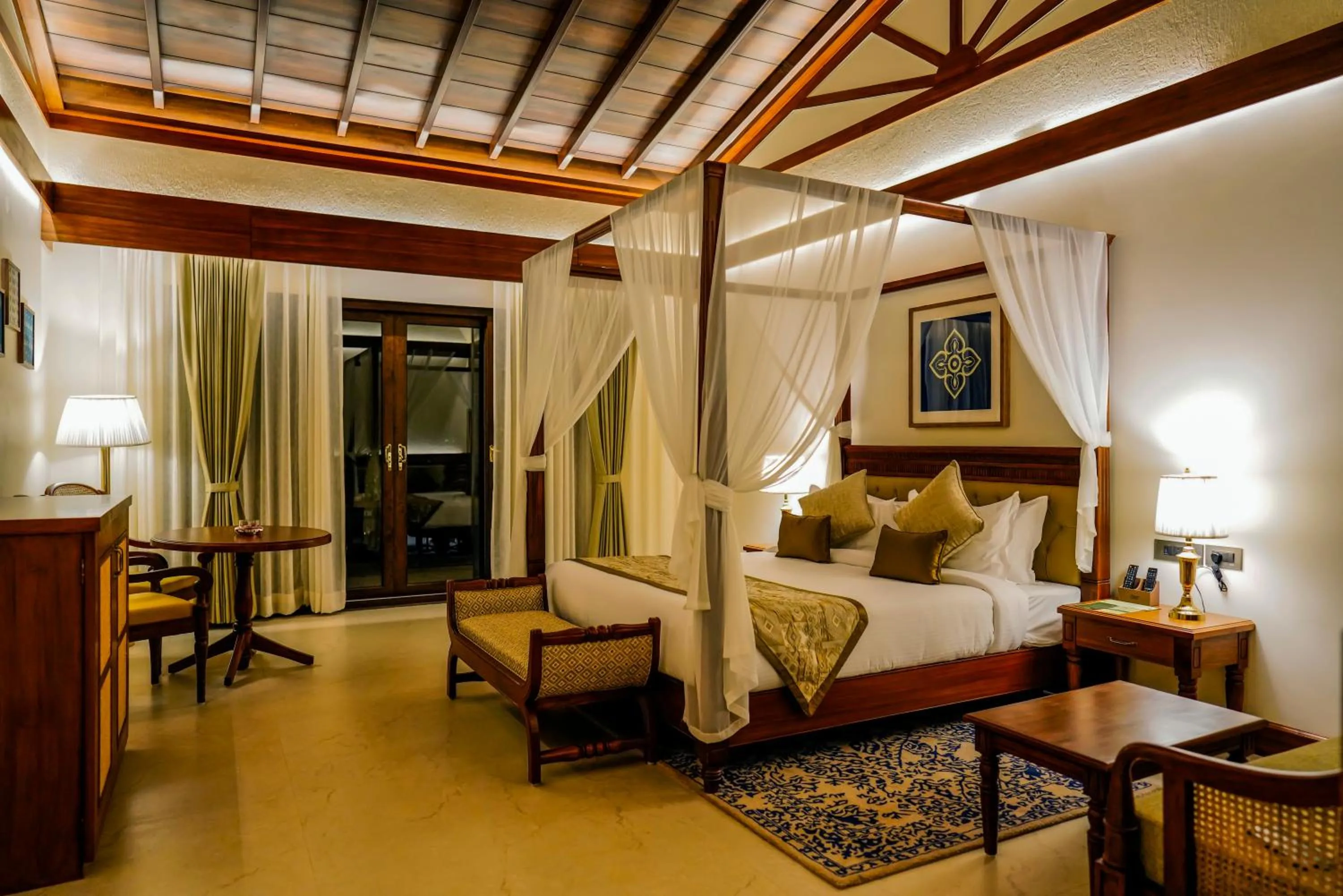 Bedroom, Bed in Aahana Resort - Jim Corbett