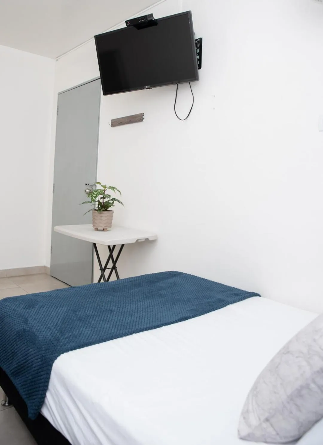 Bed in Hotel Alcazar