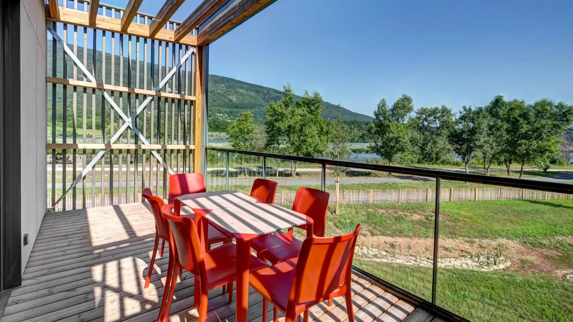 Balcony/Terrace in Vacancéole - Le Village des Oiseaux