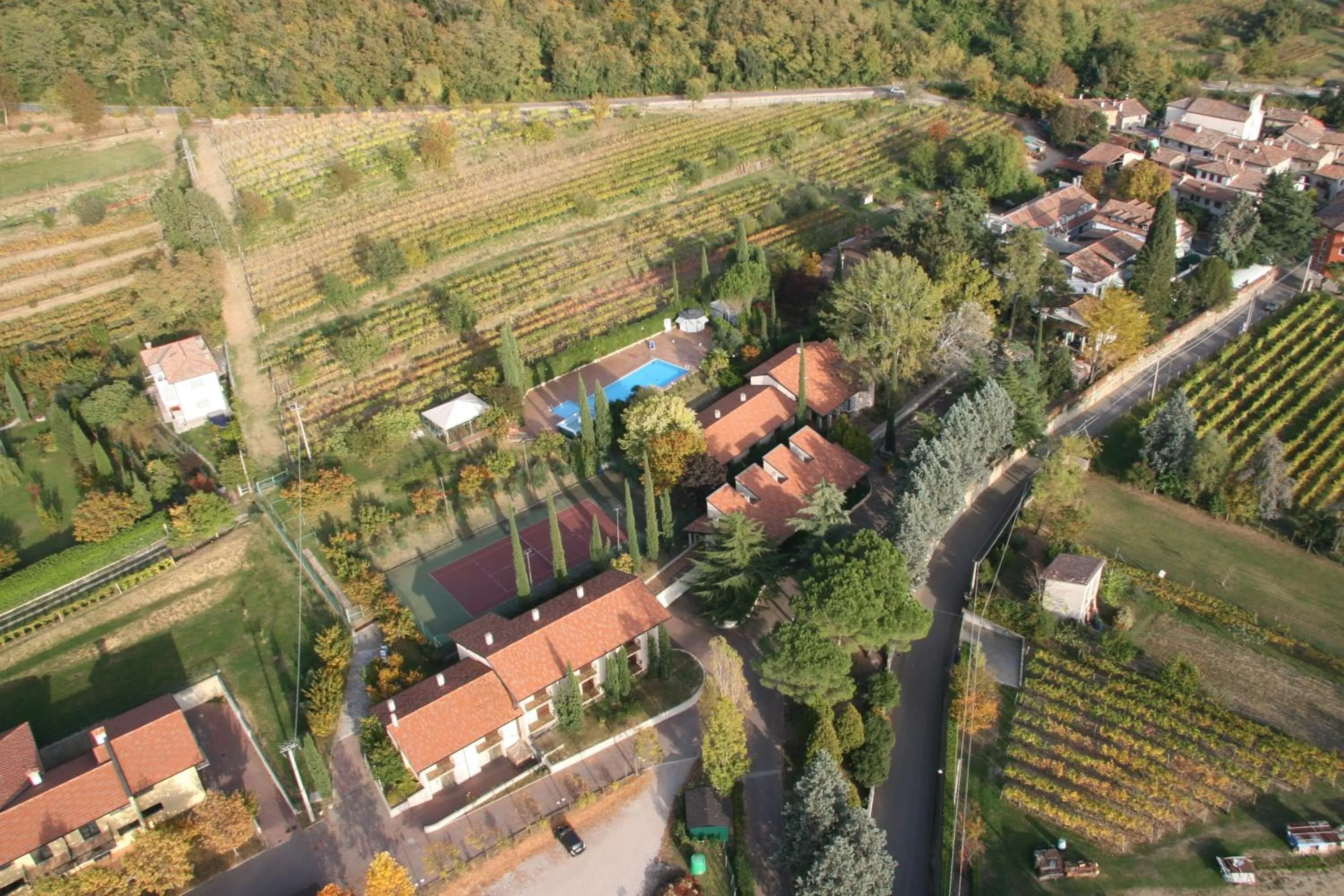 Bird's eye view in Villa Felcaro - Relais, Lodge & Restaurant