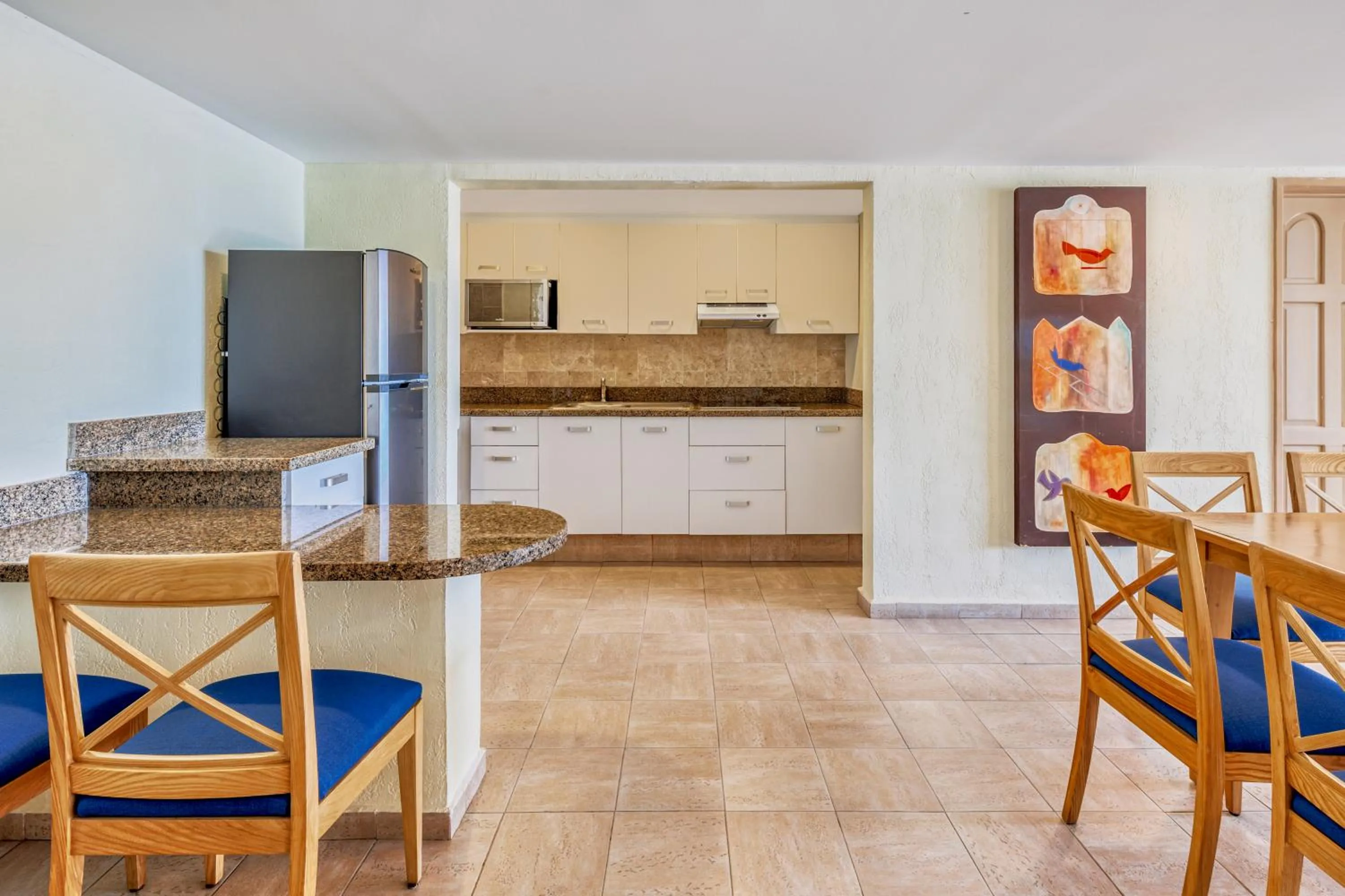 Living room in Fiesta Americana Cancun Villas