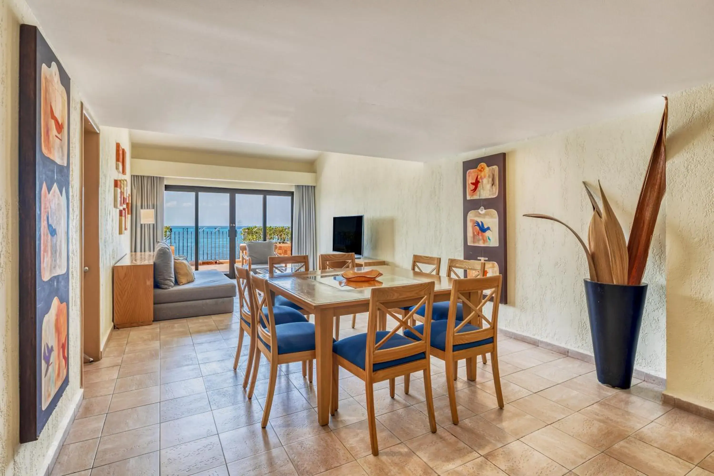 Living room in Fiesta Americana Cancun Villas Living room in Fiesta Americana Cancun Villas