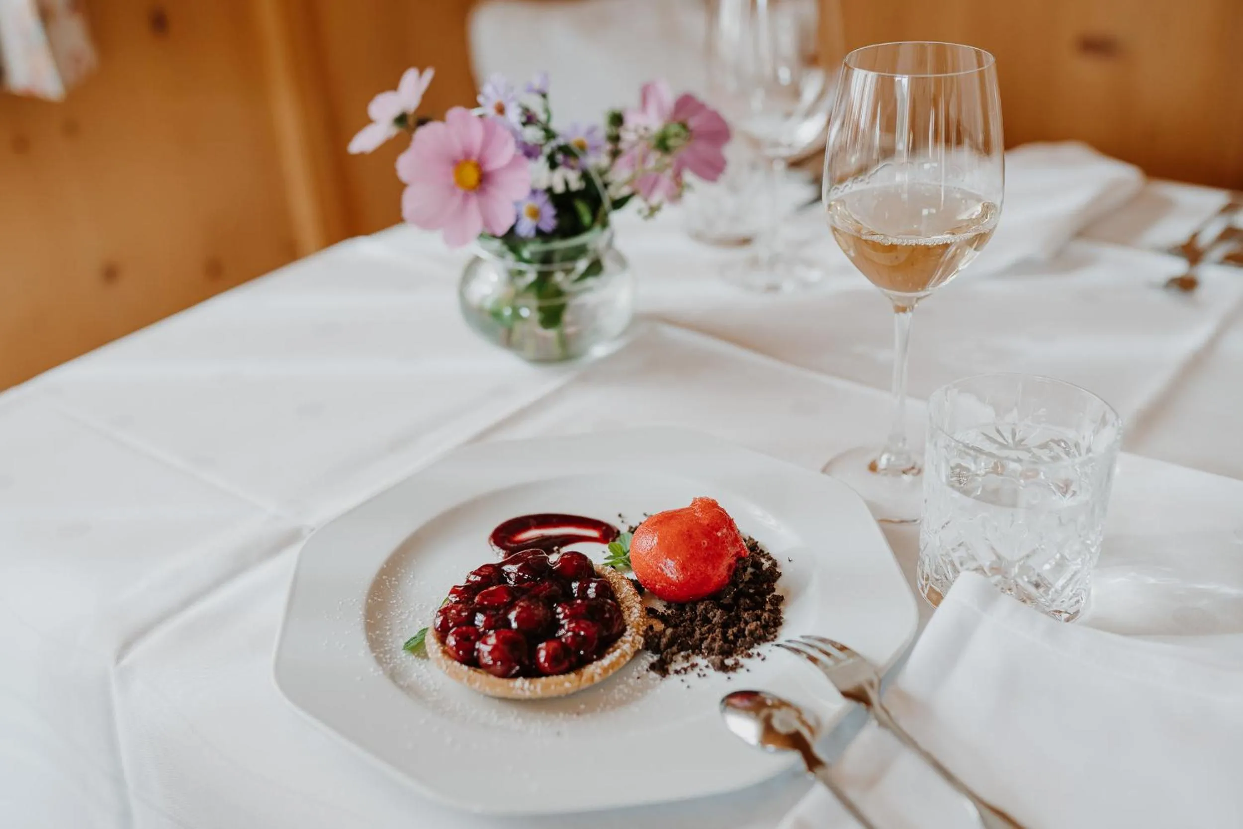 Food and drinks in Hotel Berghaus Rosengarten