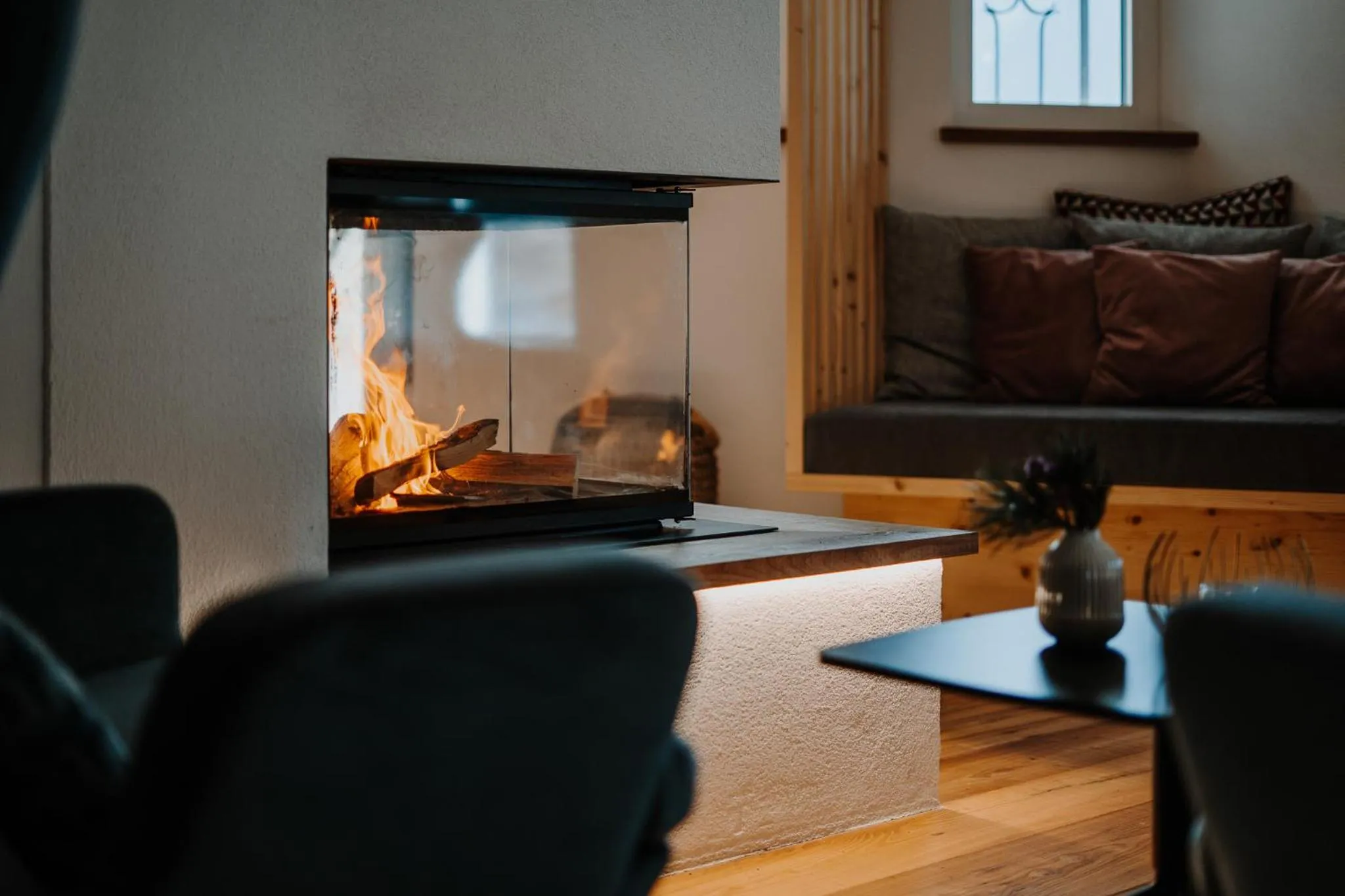 Seating area in Hotel Berghaus Rosengarten