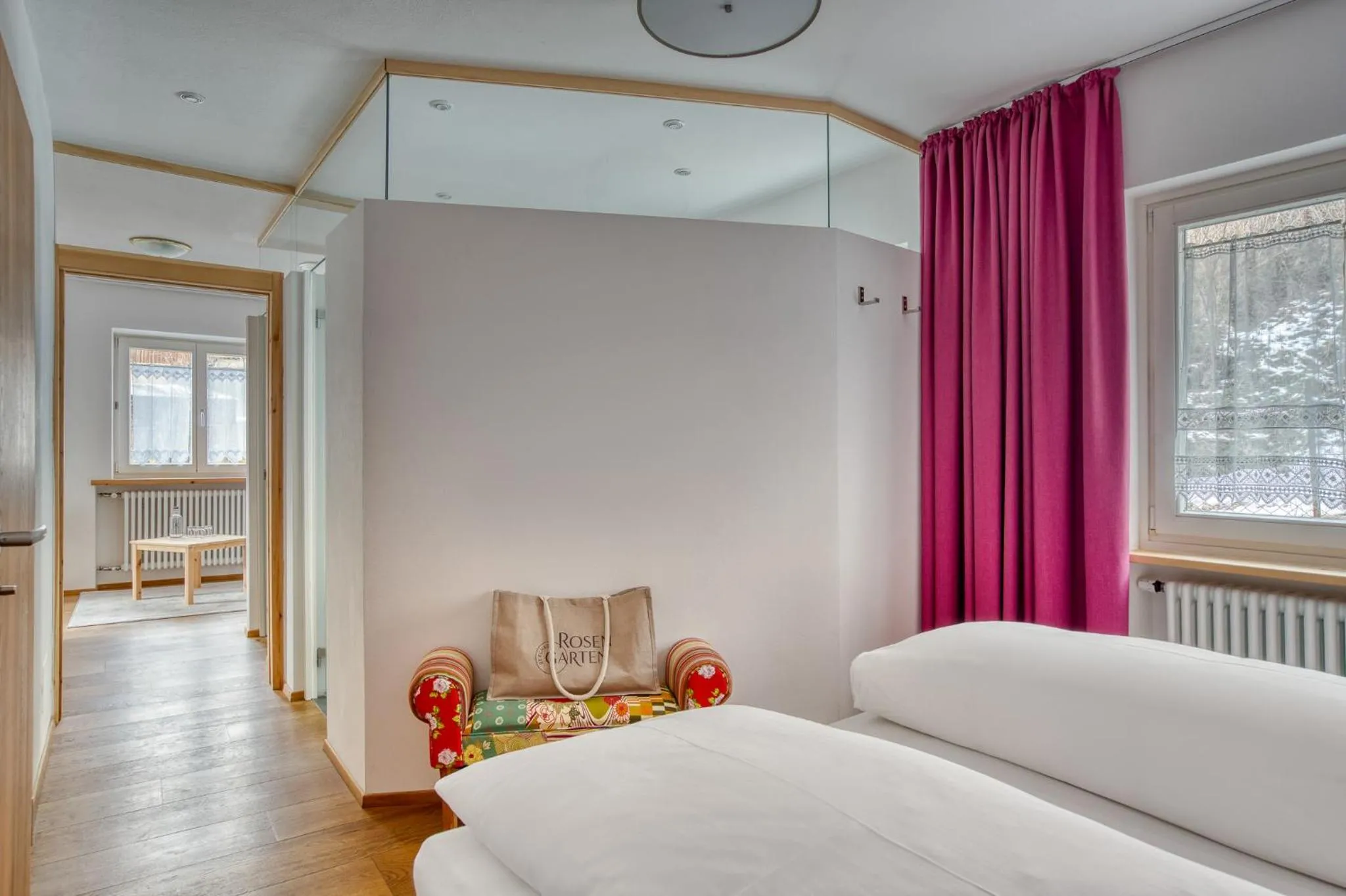 Photo of the whole room, Bed in Hotel Berghaus Rosengarten
