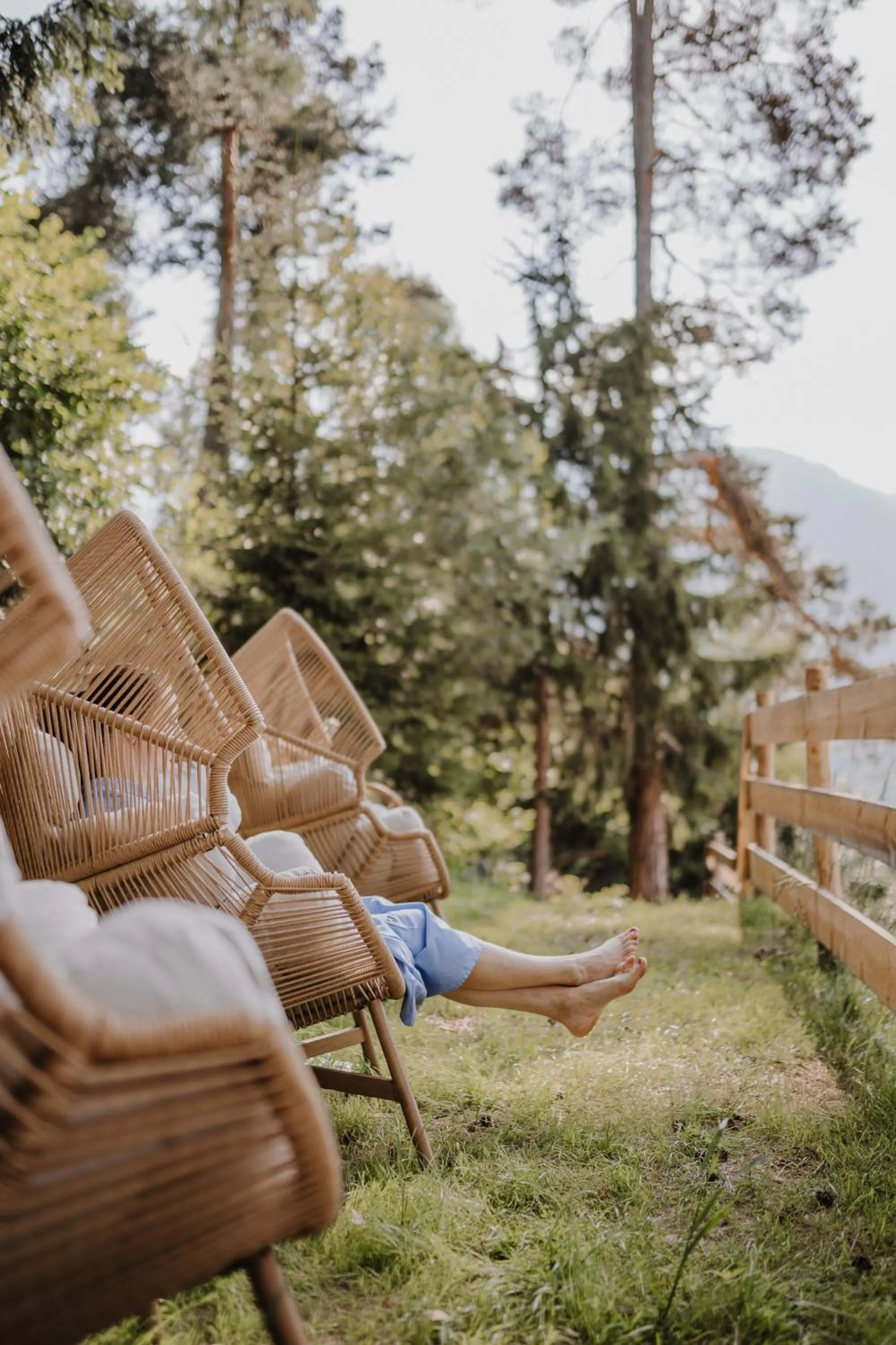sunbed in Hotel Berghaus Rosengarten