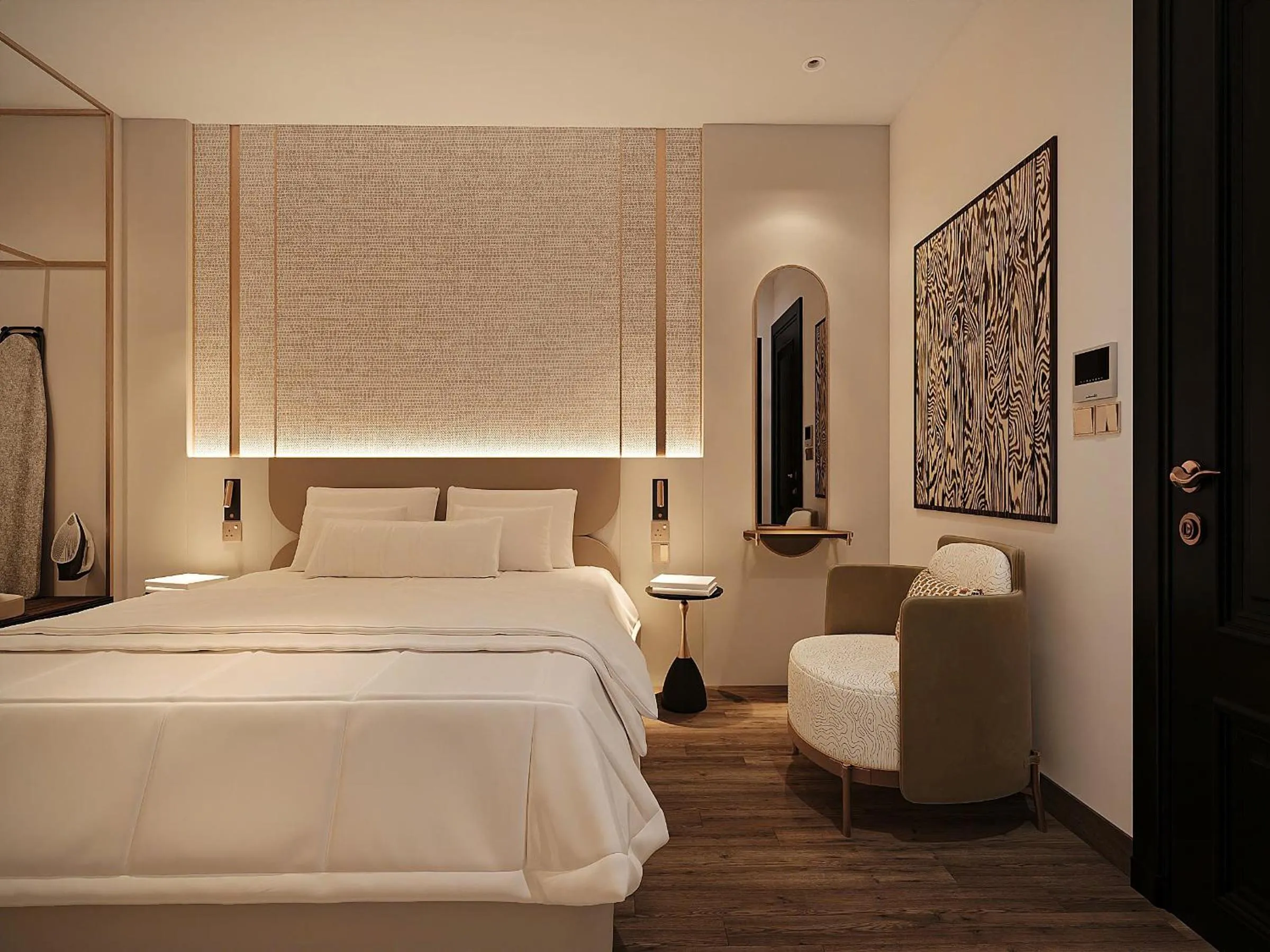 Bed in SG Dilly Hotel