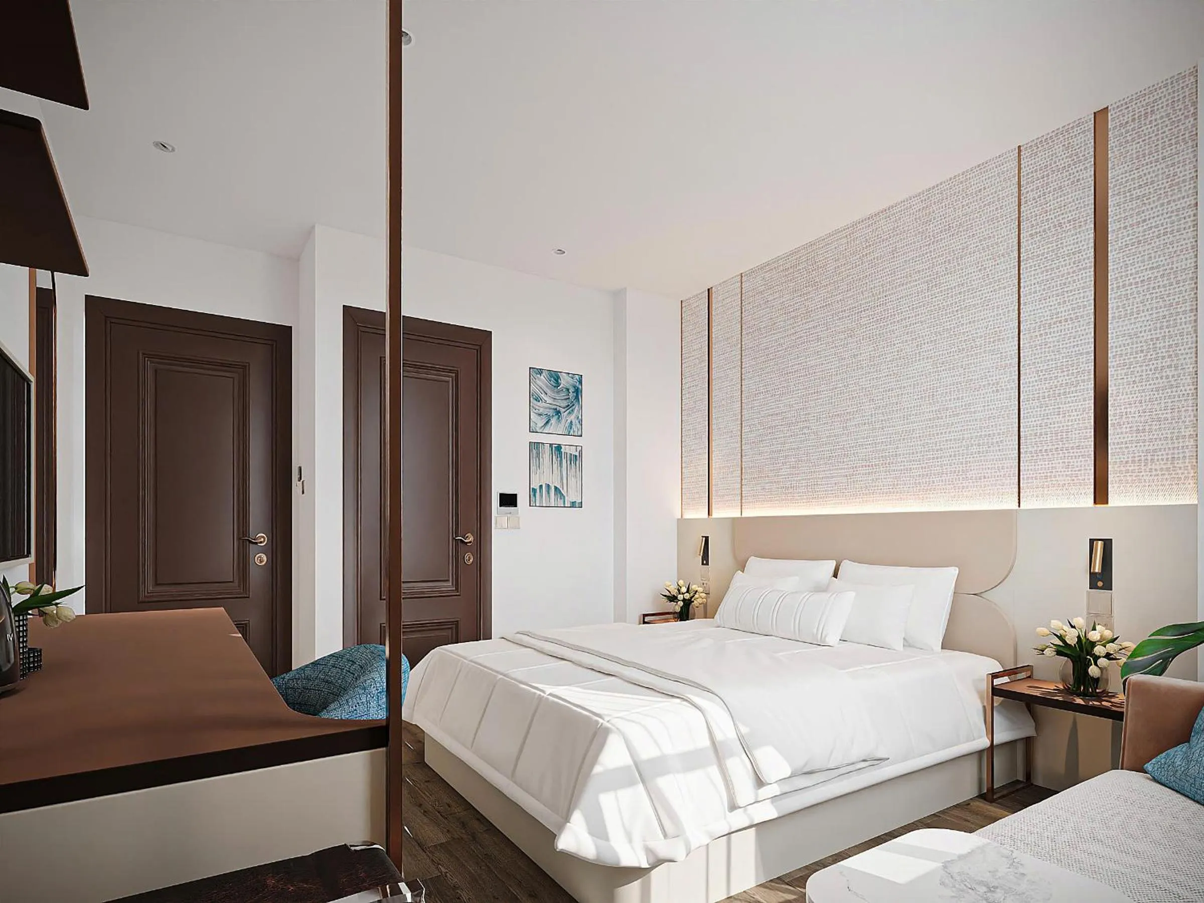 Bed in SG Dilly Hotel