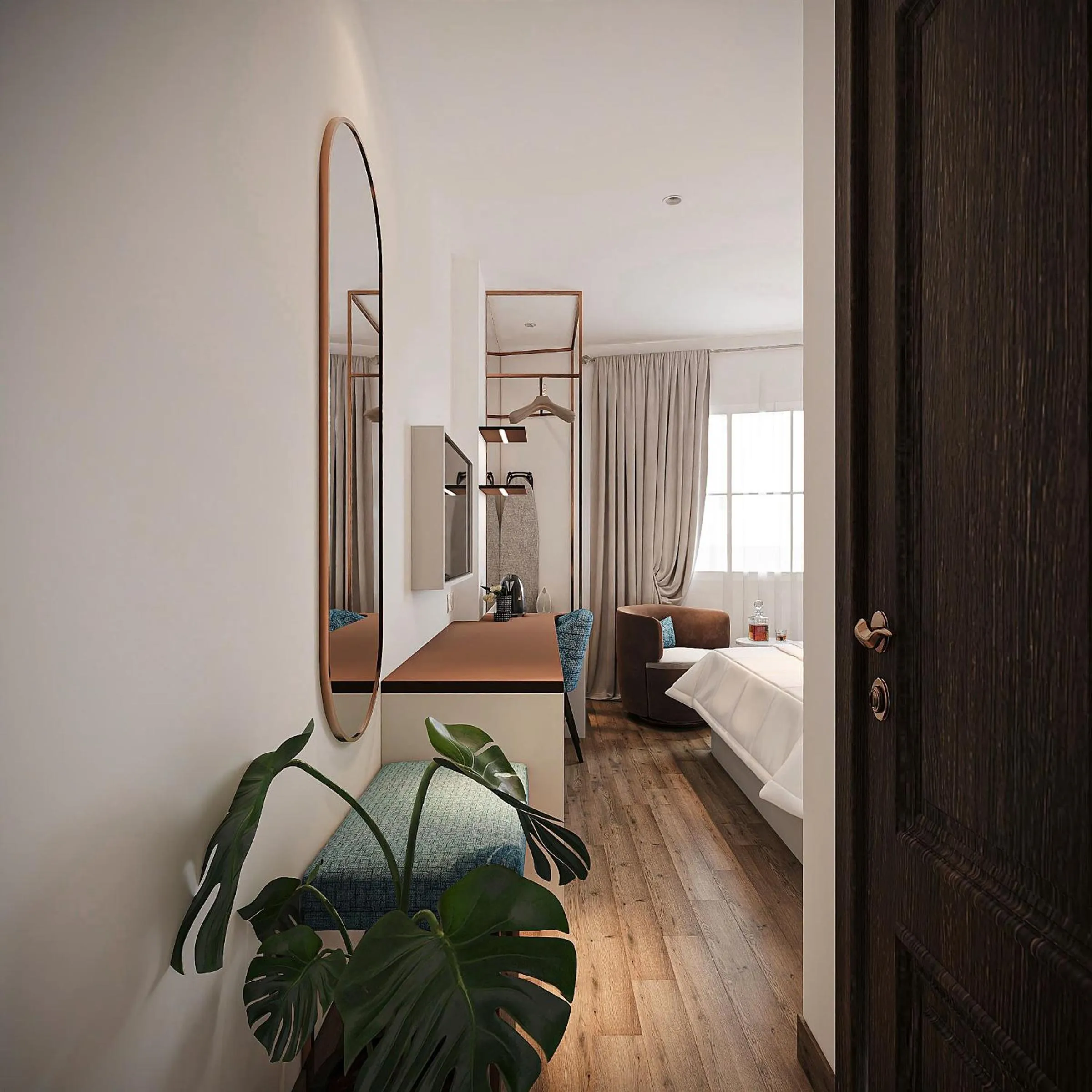 Bed in SG Dilly Hotel