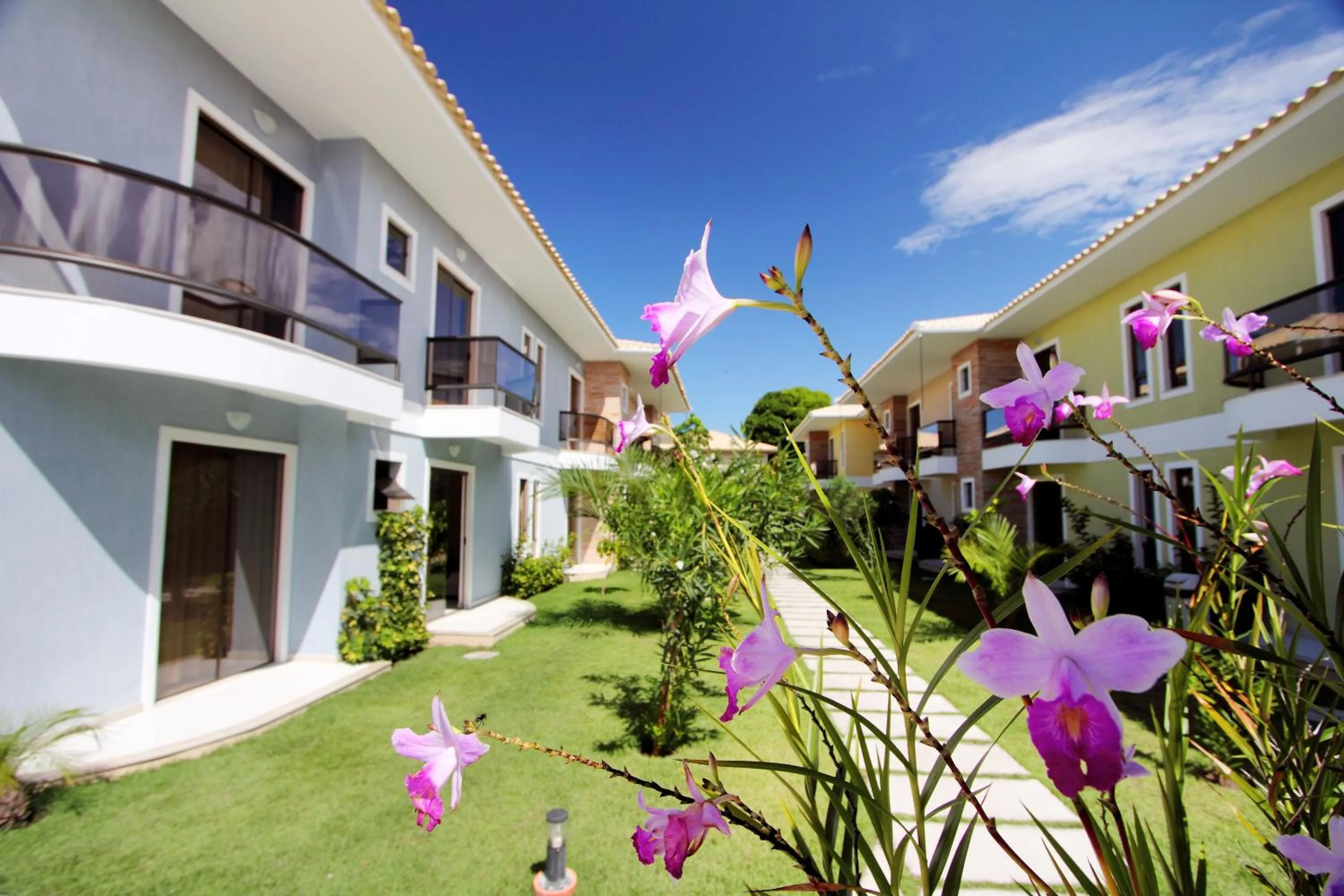 Garden view in Aquaville Apart Hotel