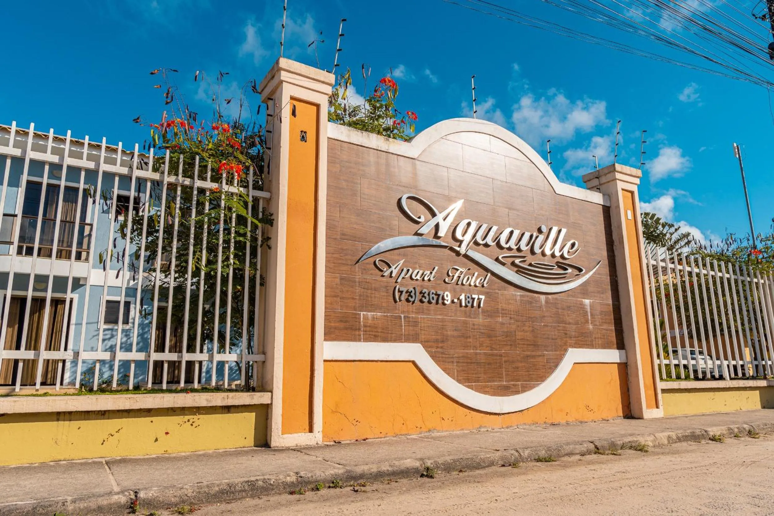 Facade/entrance in Aquaville Apart Hotel