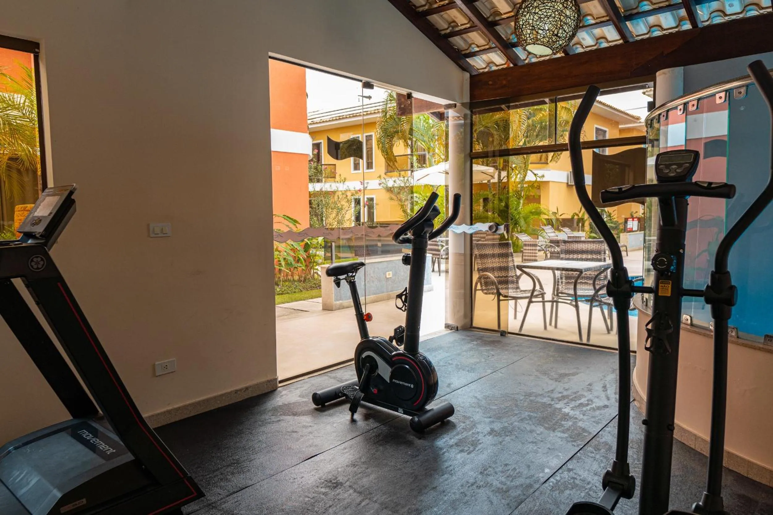 Fitness centre/facilities in Aquaville Apart Hotel