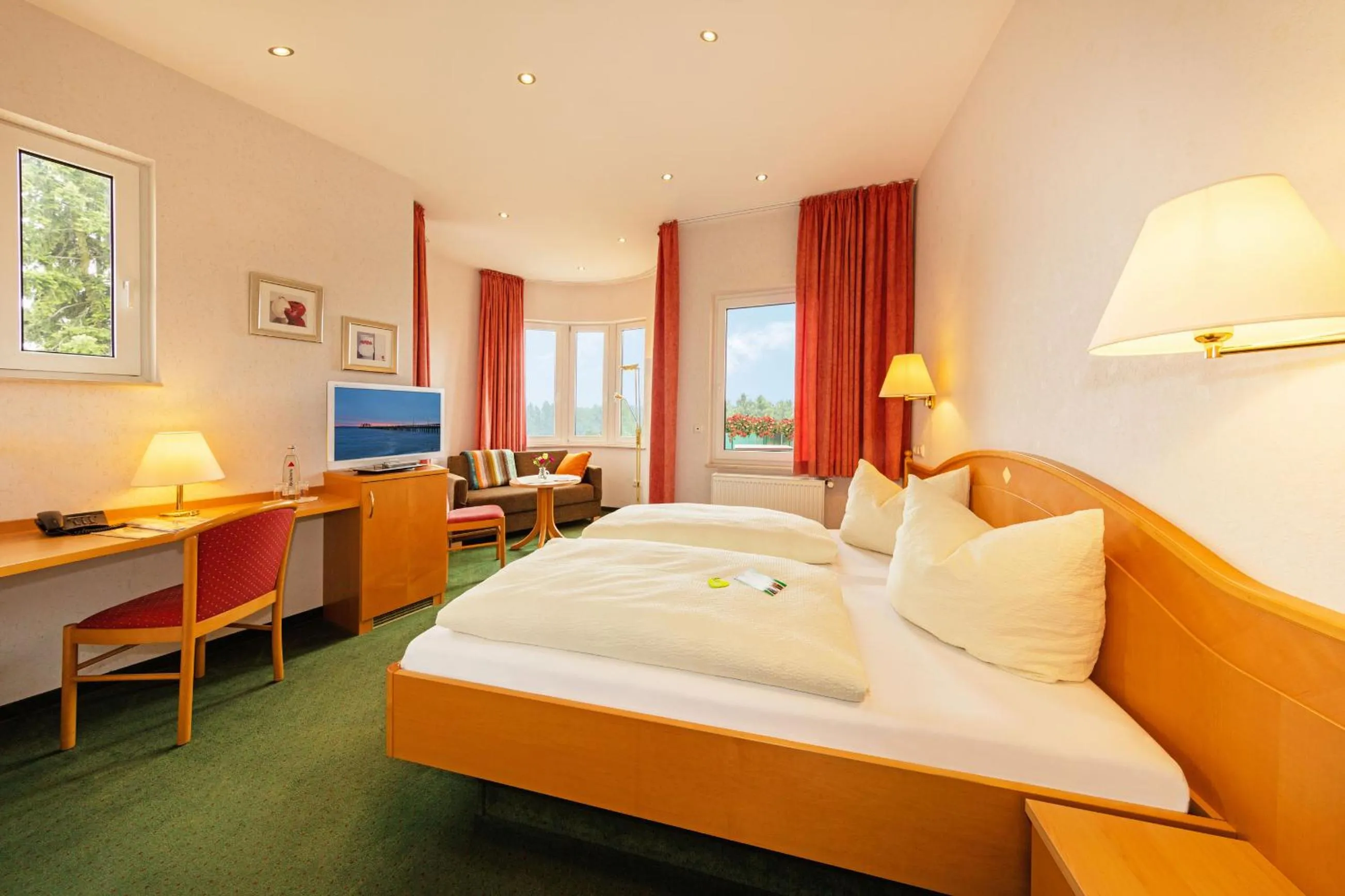 Photo of the whole room, Bed in Hotel Haus Seeblick