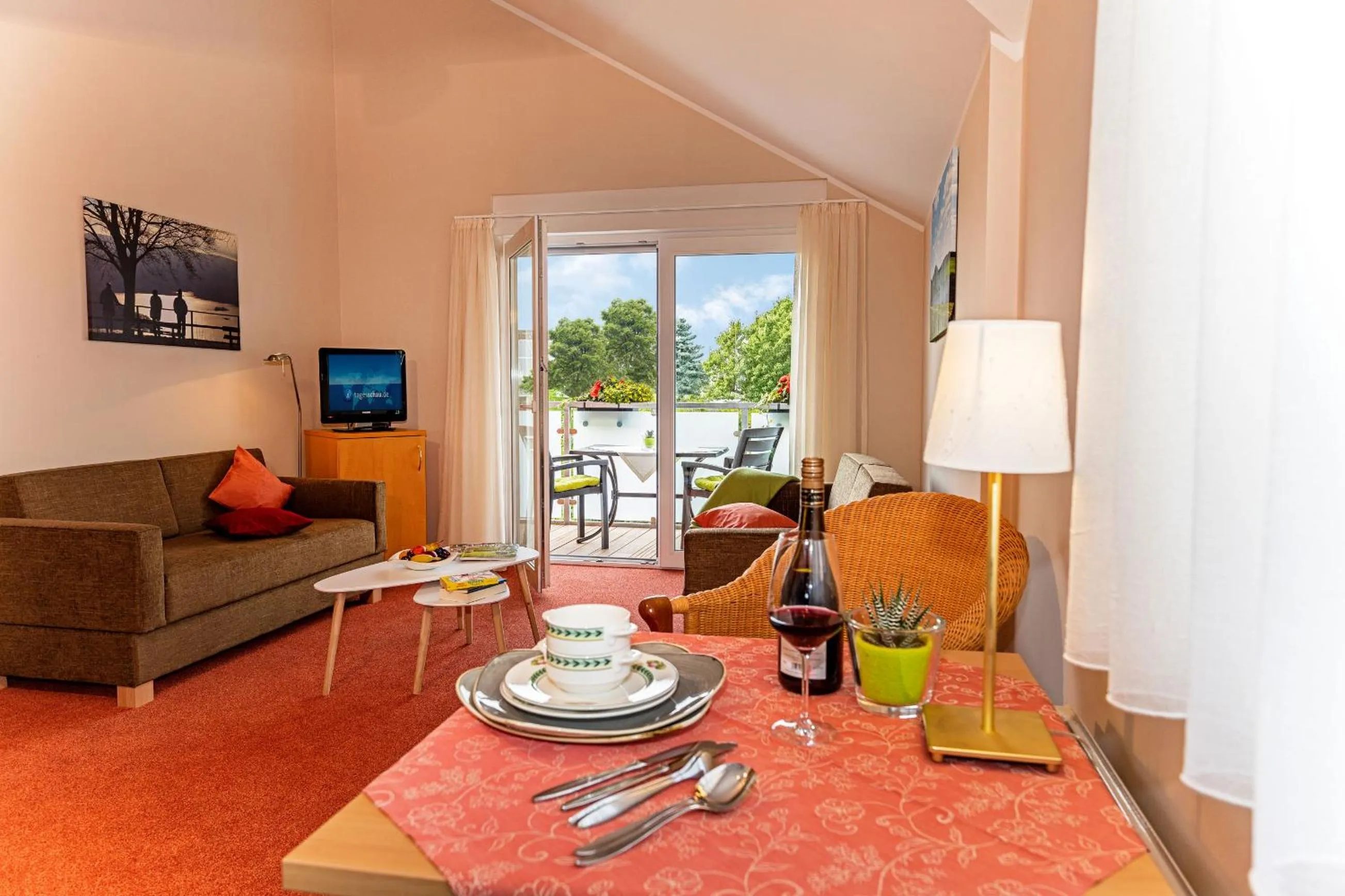 Balcony/Terrace in Hotel Haus Seeblick