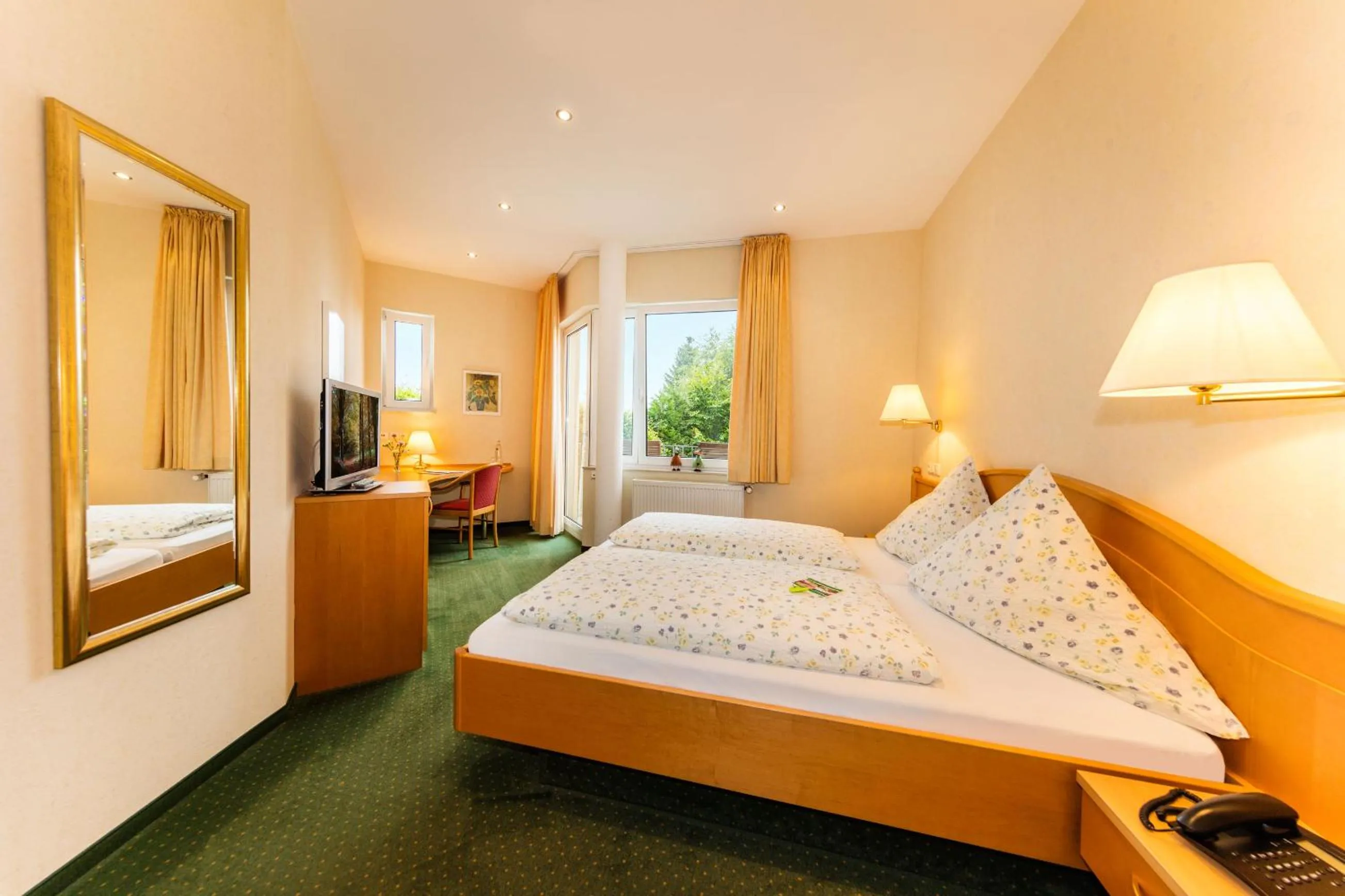 Photo of the whole room, Bed in Hotel Haus Seeblick