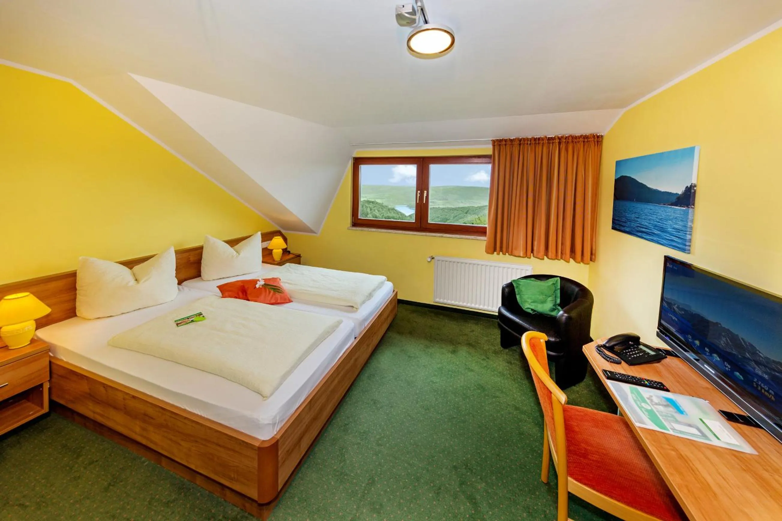 Photo of the whole room, Bed in Hotel Haus Seeblick