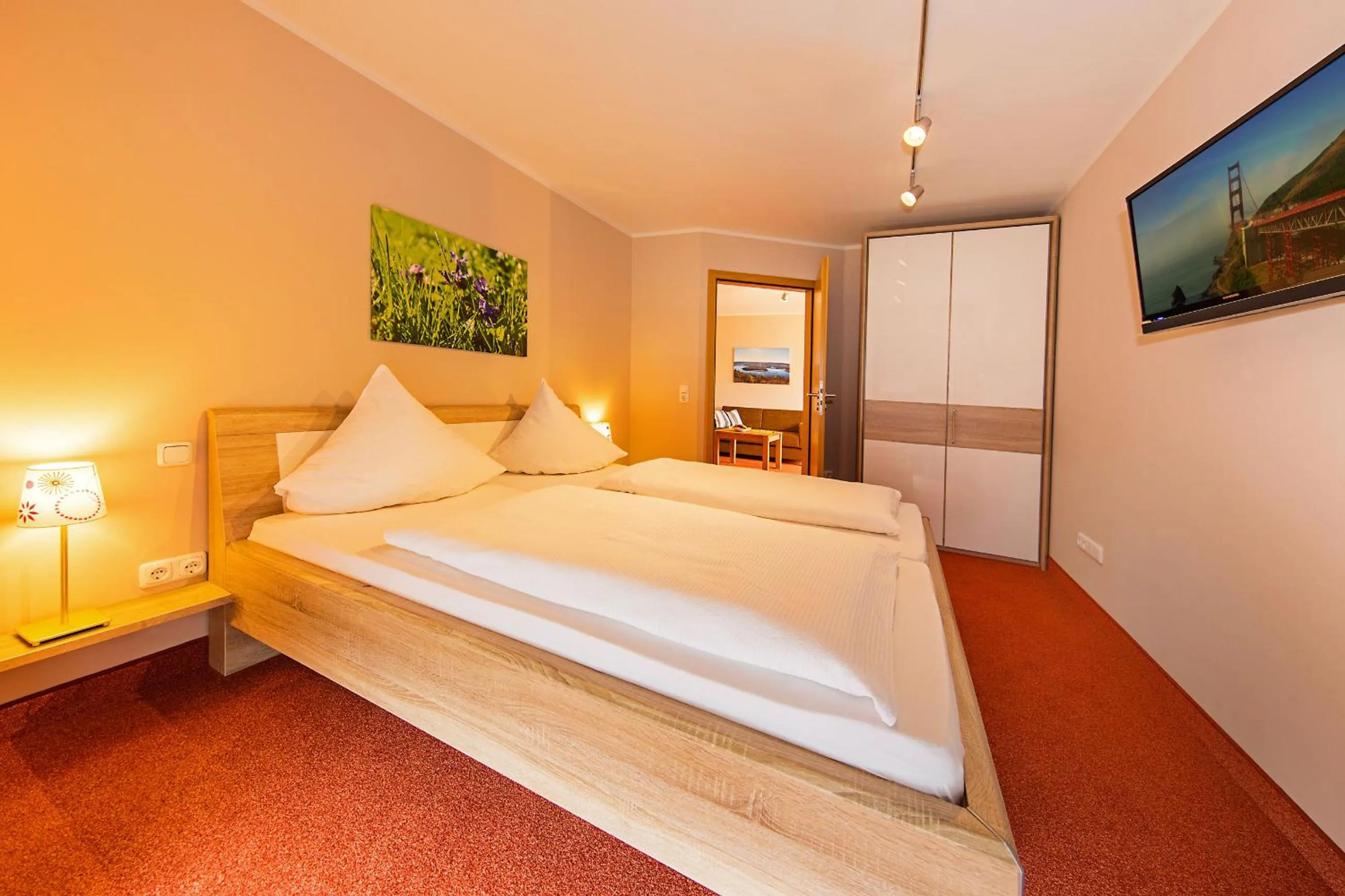 Photo of the whole room, Bed in Hotel Haus Seeblick