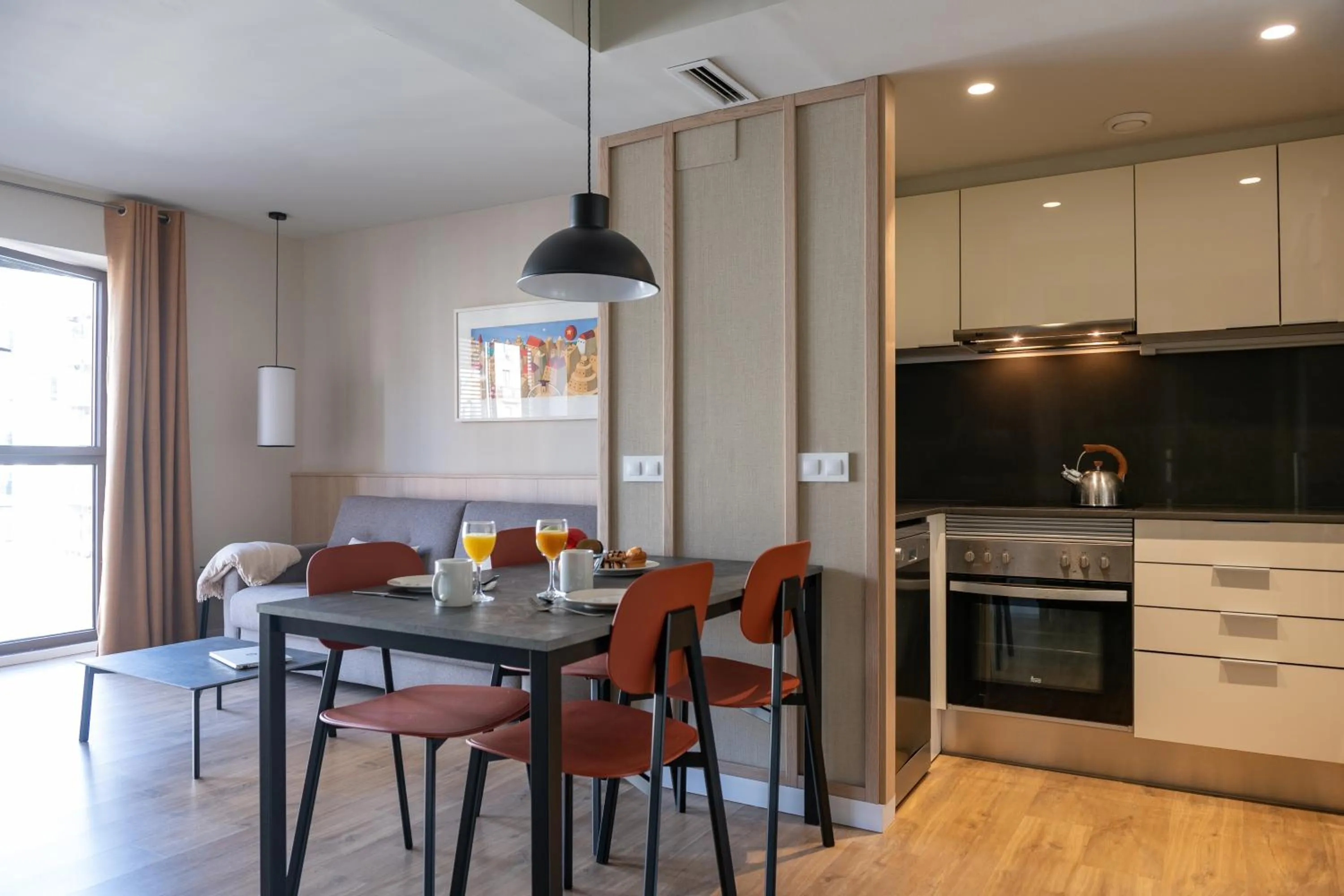 Living room in MH Apartments Urban