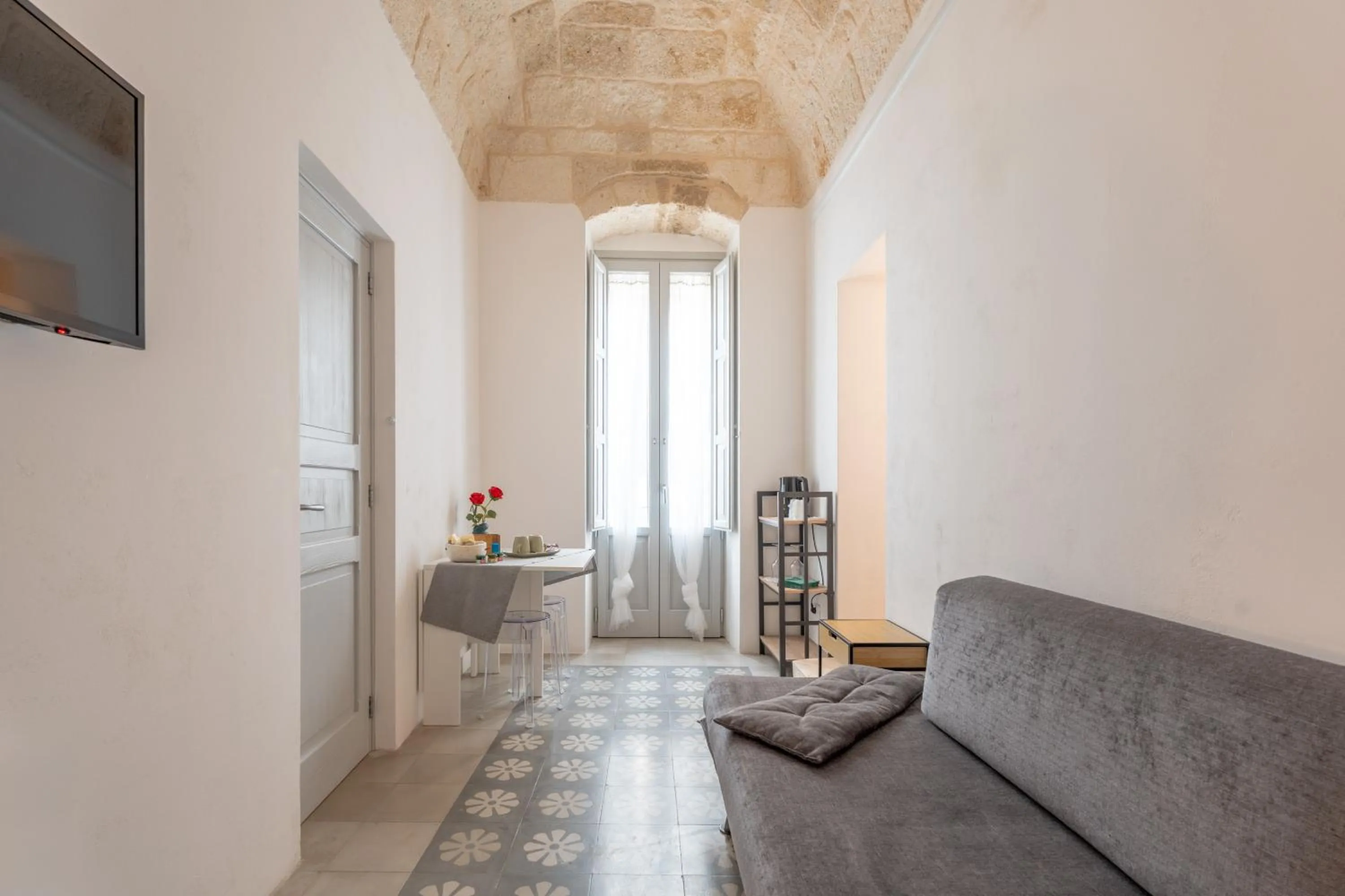 Seating area in Donna Domenica Boutique Suites